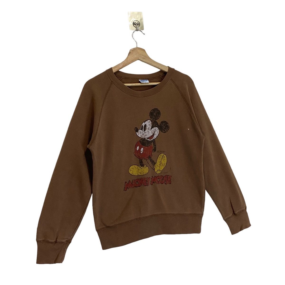 Disney × Mickey Mouse × Vintage Vintage Mickey Mouse Big Logo Crewneck Sweatshirt Size US S / EU 44-46 / 1 - 2 Thumbnail