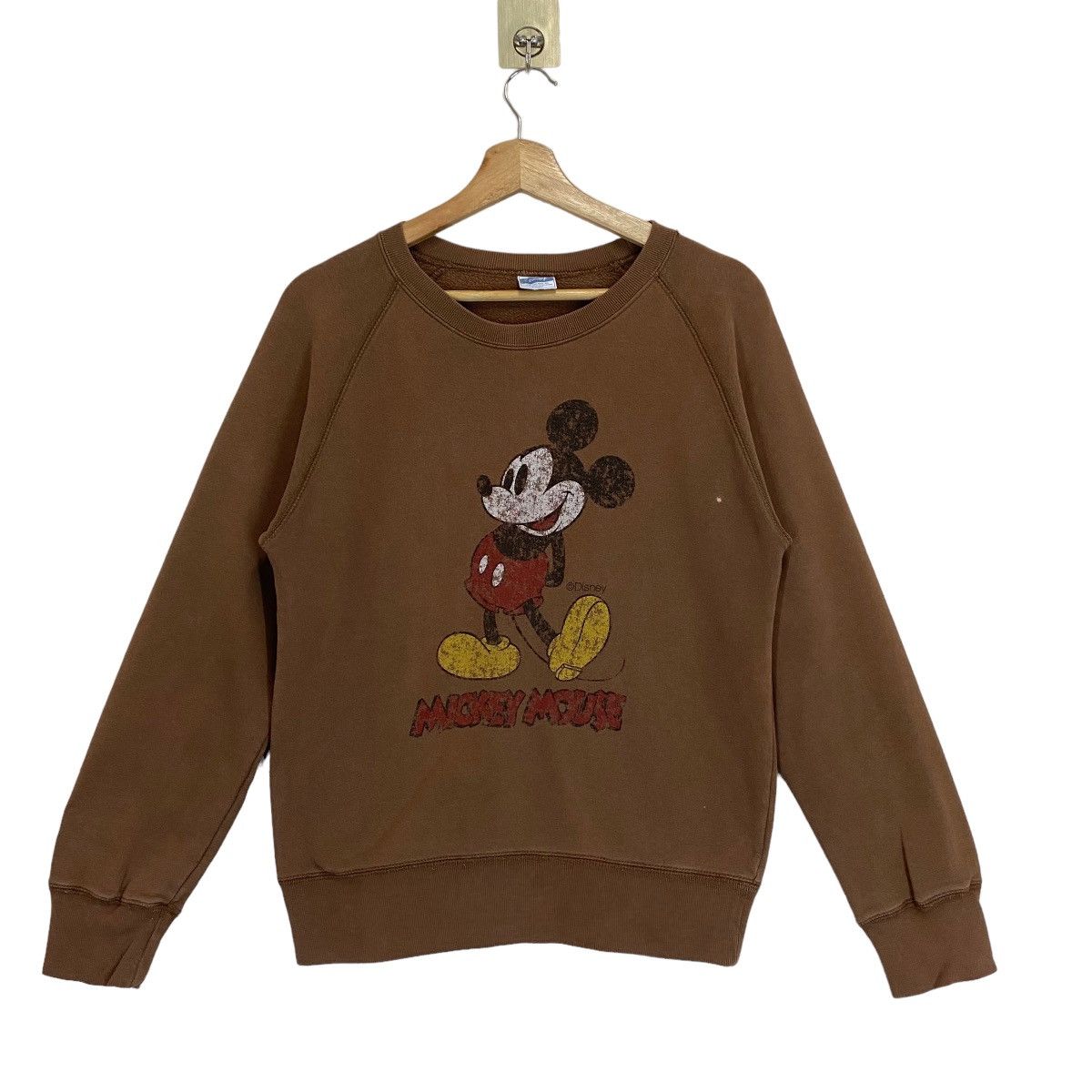 Disney × Mickey Mouse × Vintage Vintage Mickey Mouse Big Logo Crewneck Sweatshirt Size US S / EU 44-46 / 1 - 1 Thumbnail