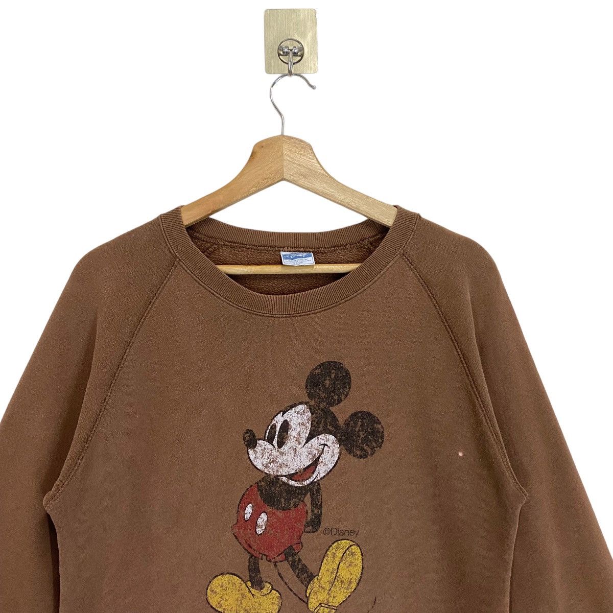 Disney × Mickey Mouse × Vintage Vintage Mickey Mouse Big Logo Crewneck Sweatshirt Size US S / EU 44-46 / 1 - 4 Thumbnail