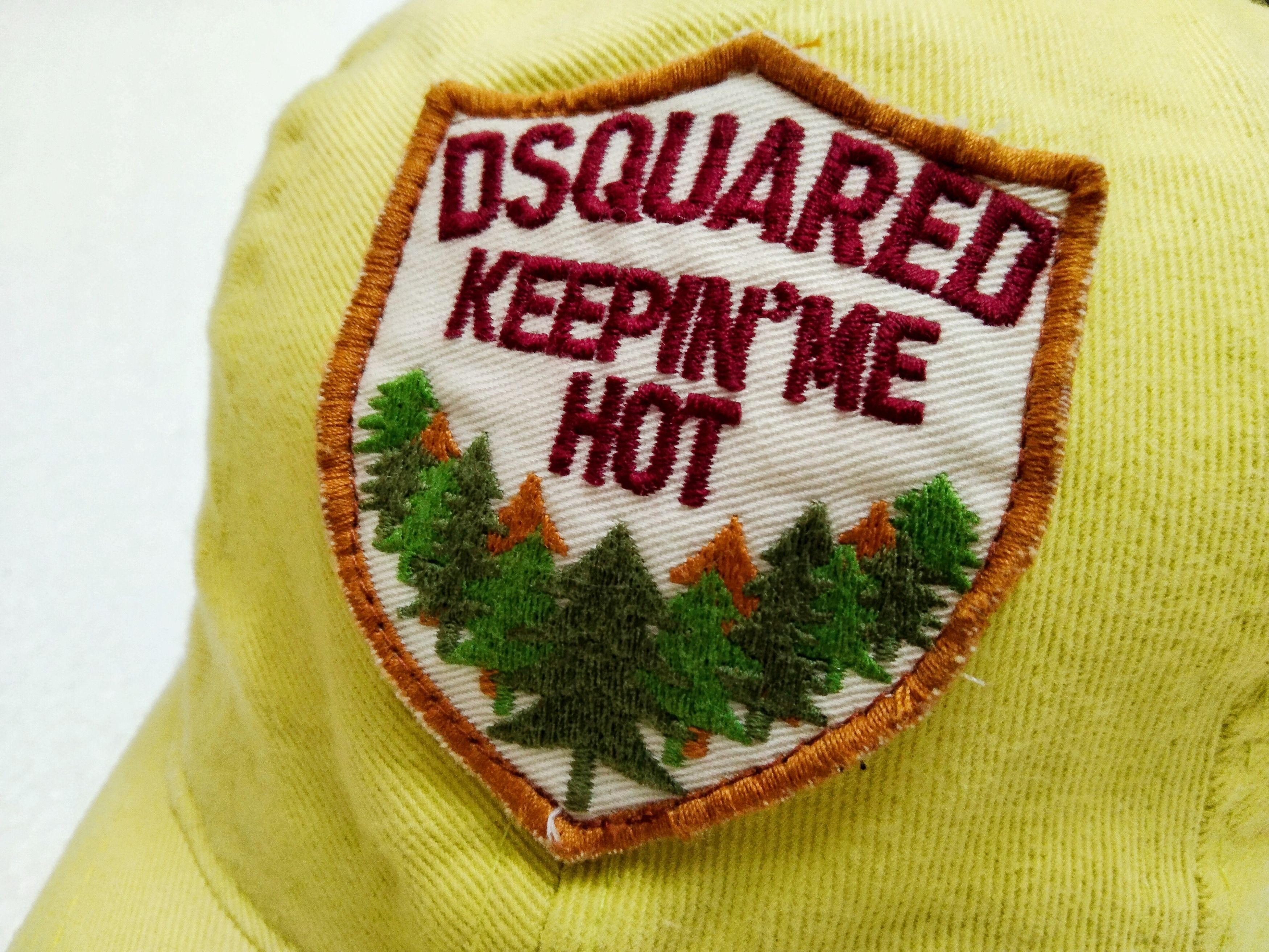 Dsquared2 × Vintage DSQUARED2 - DISTRESSED 4 PANEL STRAPBACK Size ONE SIZE - 12 Thumbnail