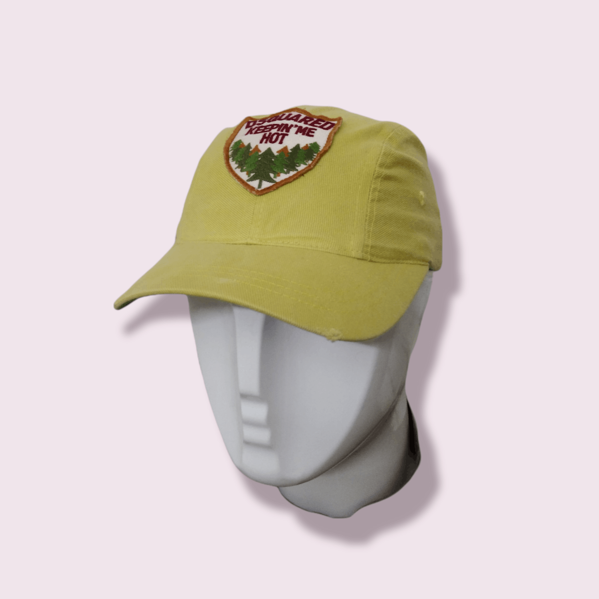 Dsquared2 × Vintage DSQUARED2 - DISTRESSED 4 PANEL STRAPBACK Size ONE SIZE - 2 Thumbnail