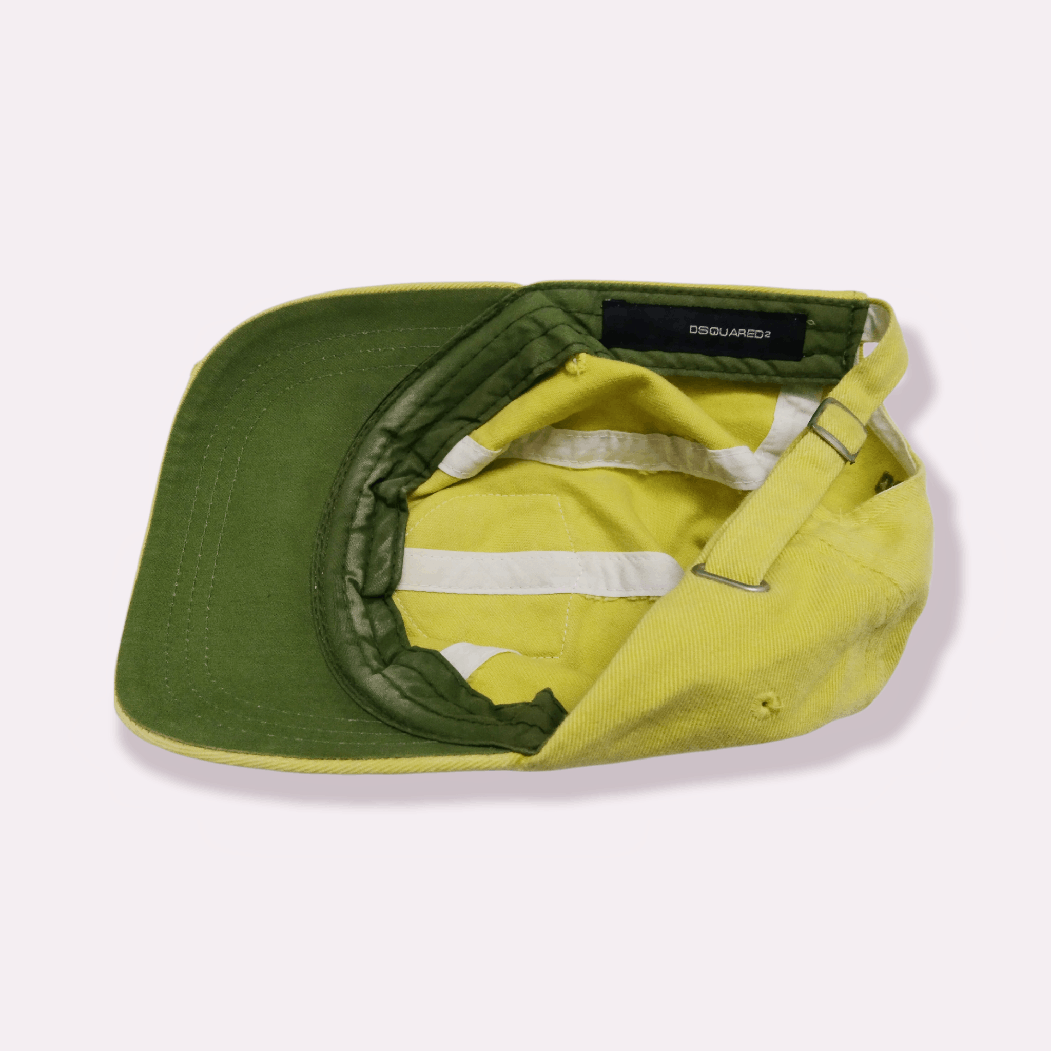 Dsquared2 × Vintage DSQUARED2 - DISTRESSED 4 PANEL STRAPBACK Size ONE SIZE - 14 Thumbnail