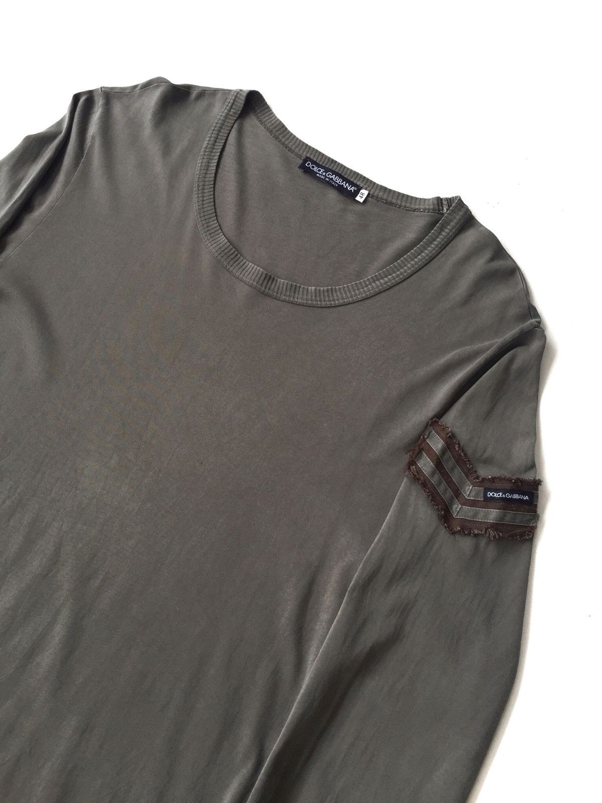 Dolce & Gabbana Classic D&G Military Lines Long Sleeve Shirt Size US M / EU 48-50 / 2 - 2 Thumbnail