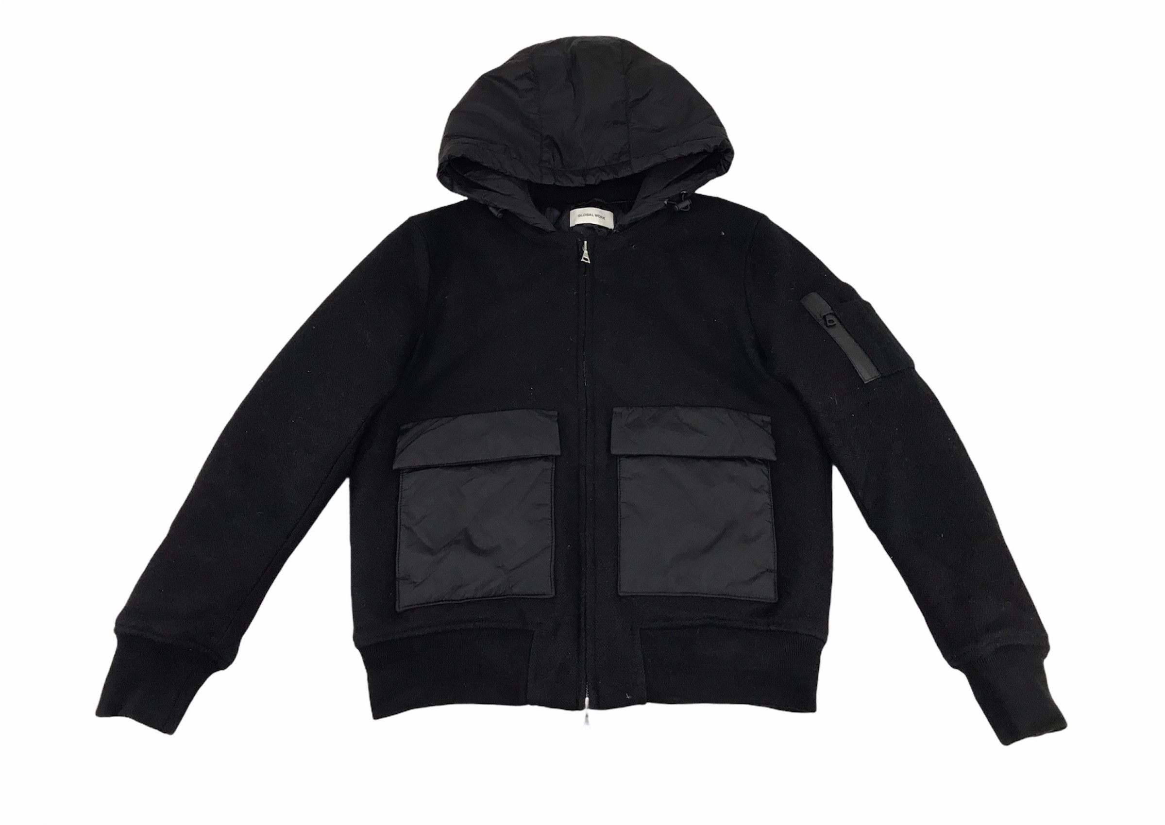 Global Work × Japanese Brand Global Work Hoodies Jacket Tactical Varsity Padded Size US M / EU 48-50 / 2 - 1 Thumbnail