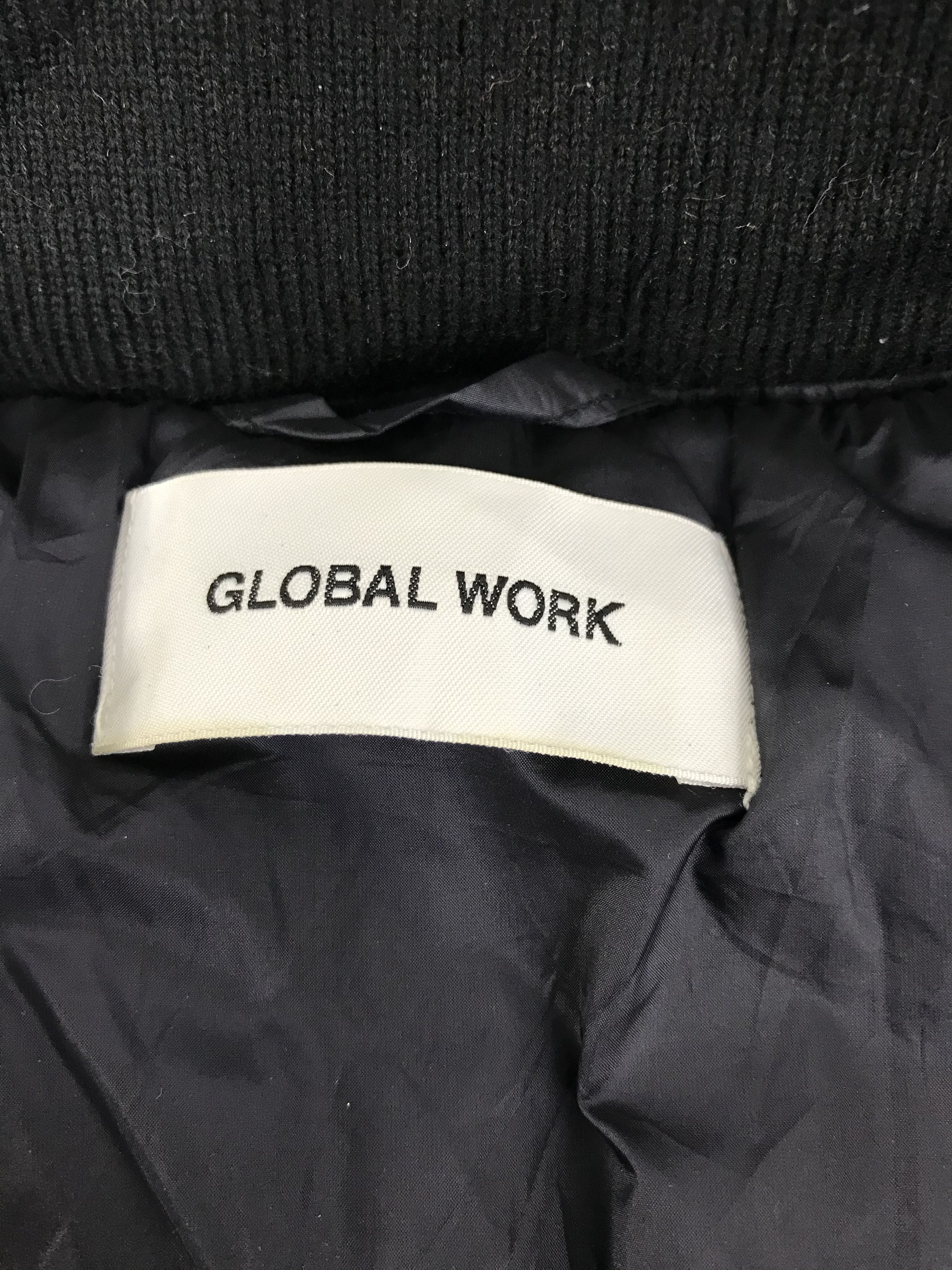 Global Work × Japanese Brand Global Work Hoodies Jacket Tactical Varsity Padded Size US M / EU 48-50 / 2 - 2 Thumbnail