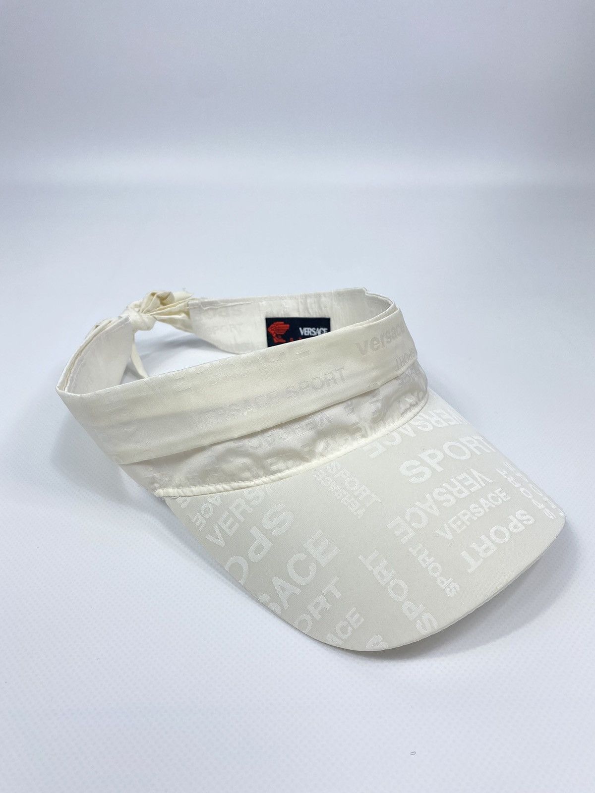 Versace 🔥LASTDROP🔥 Y2K Versace Sport Monogram Strap Bandana Cap Size ONE SIZE - 4 Thumbnail