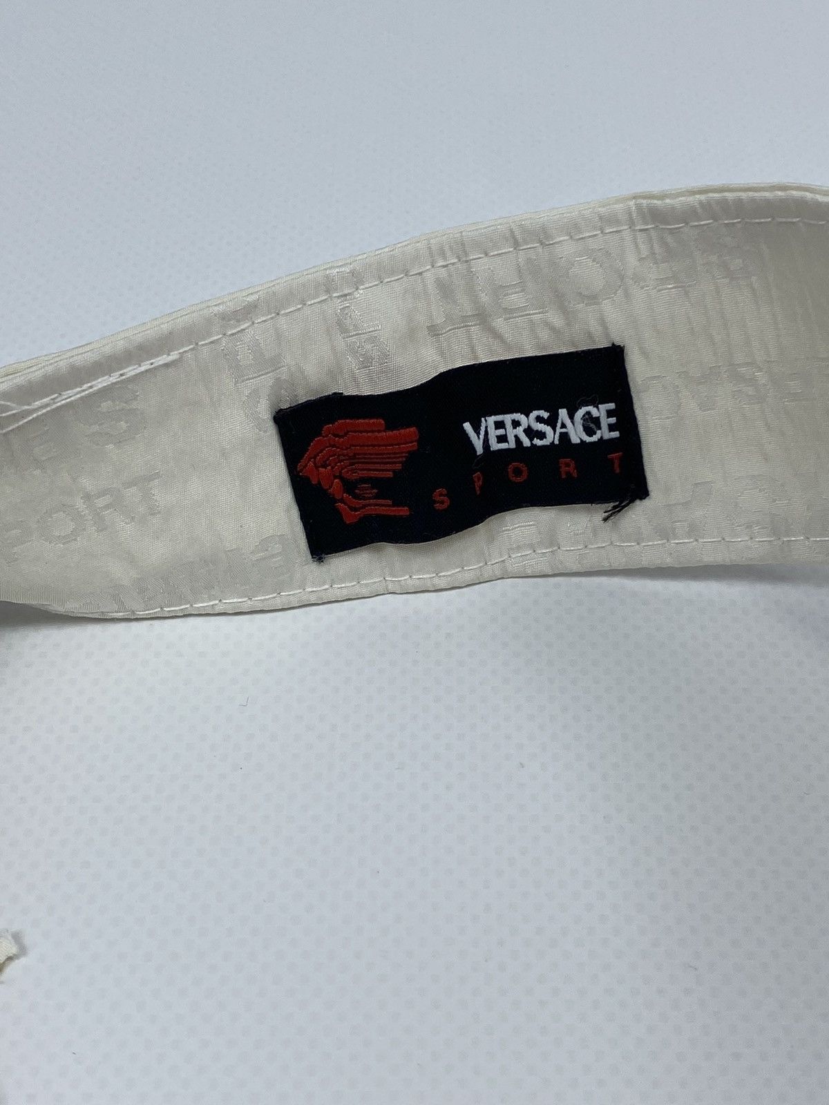 Versace 🔥LASTDROP🔥 Y2K Versace Sport Monogram Strap Bandana Cap Size ONE SIZE - 7 Thumbnail