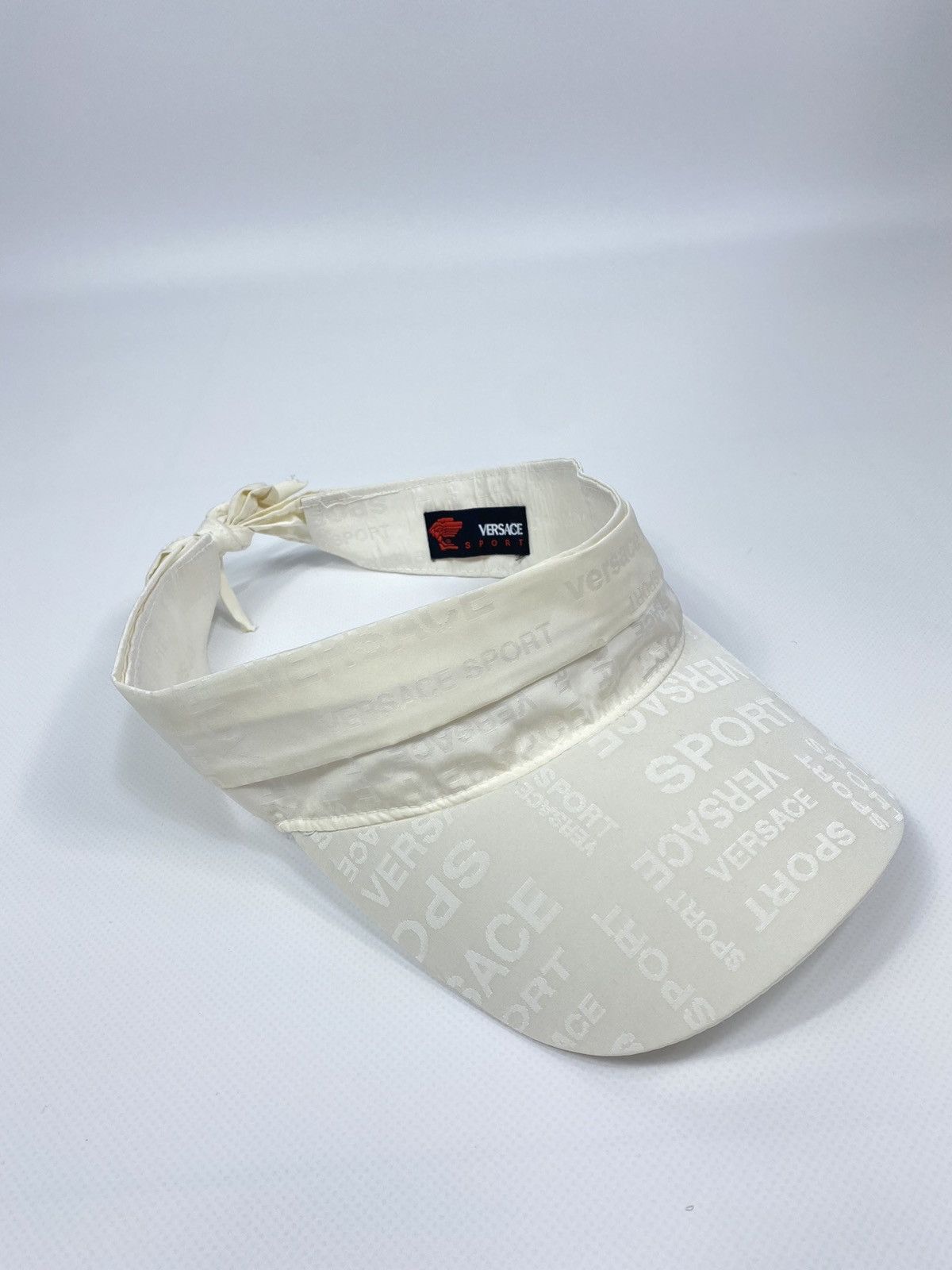 Versace 🔥LASTDROP🔥 Y2K Versace Sport Monogram Strap Bandana Cap Size ONE SIZE - 3 Thumbnail