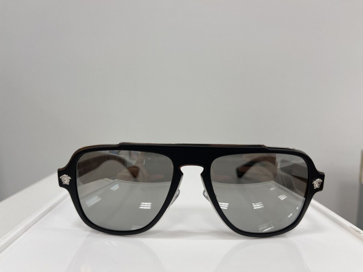 Rap Tees × Versace × Vintage NEW Versace Biggie Smalls Medusa BIG Sunglasses Glasses Size ONE SIZE - 2 Thumbnail