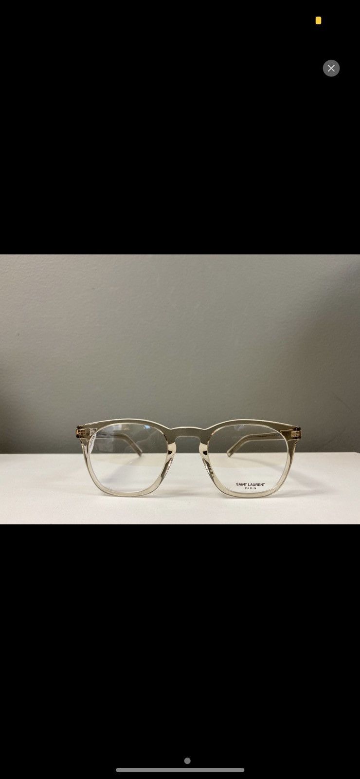 Saint Laurent Paris × Yves Saint Laurent NEW Saint Laurent SL30SLIM Glasses Size ONE SIZE - 1 Thumbnail