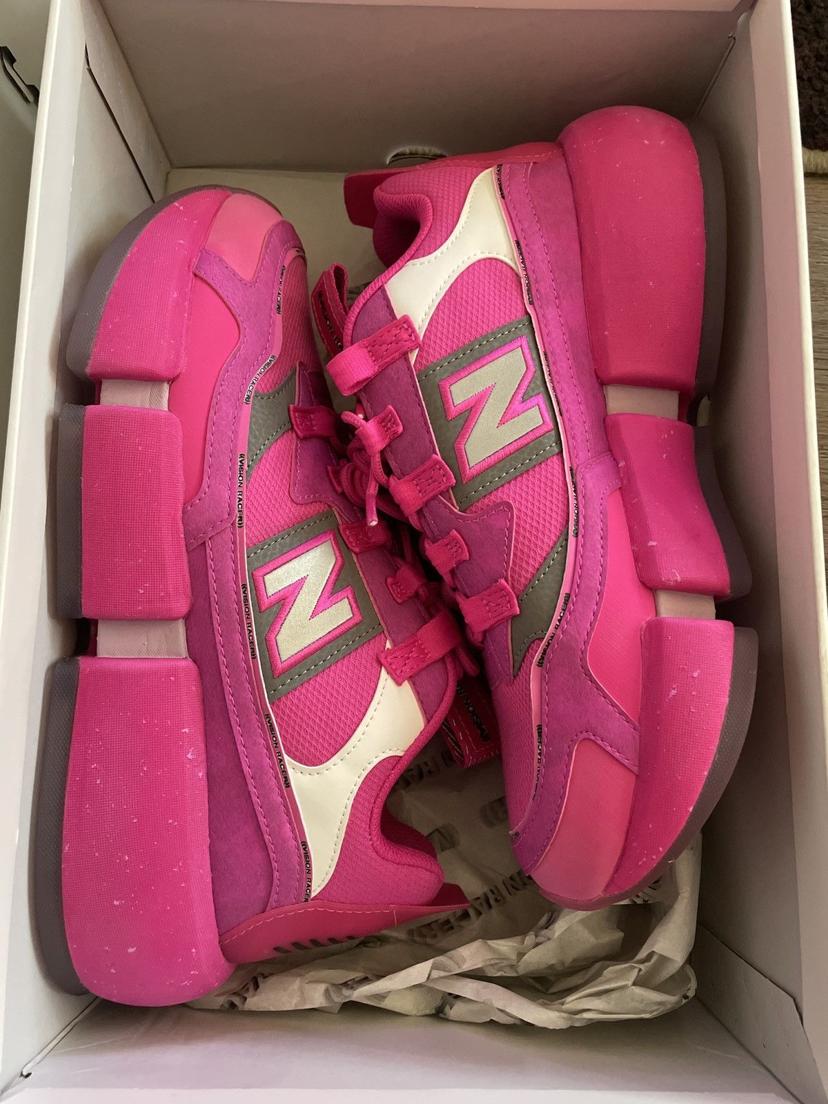 Jaden smith new balance vision racer