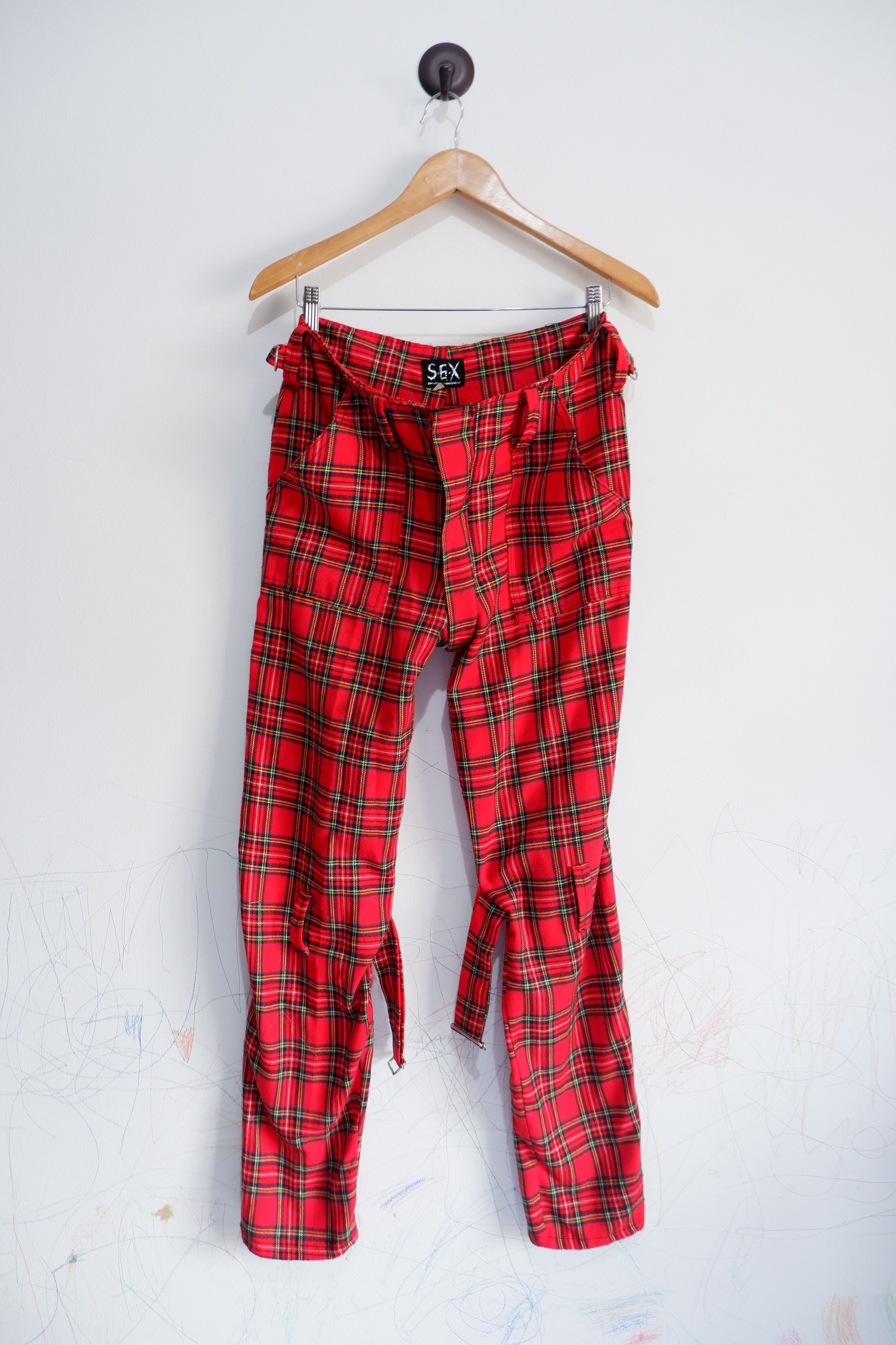20471120 Archive S.E.X by Angromania UK Bondage Punk Pants Size US 32 / EU 48 - 1 Thumbnail