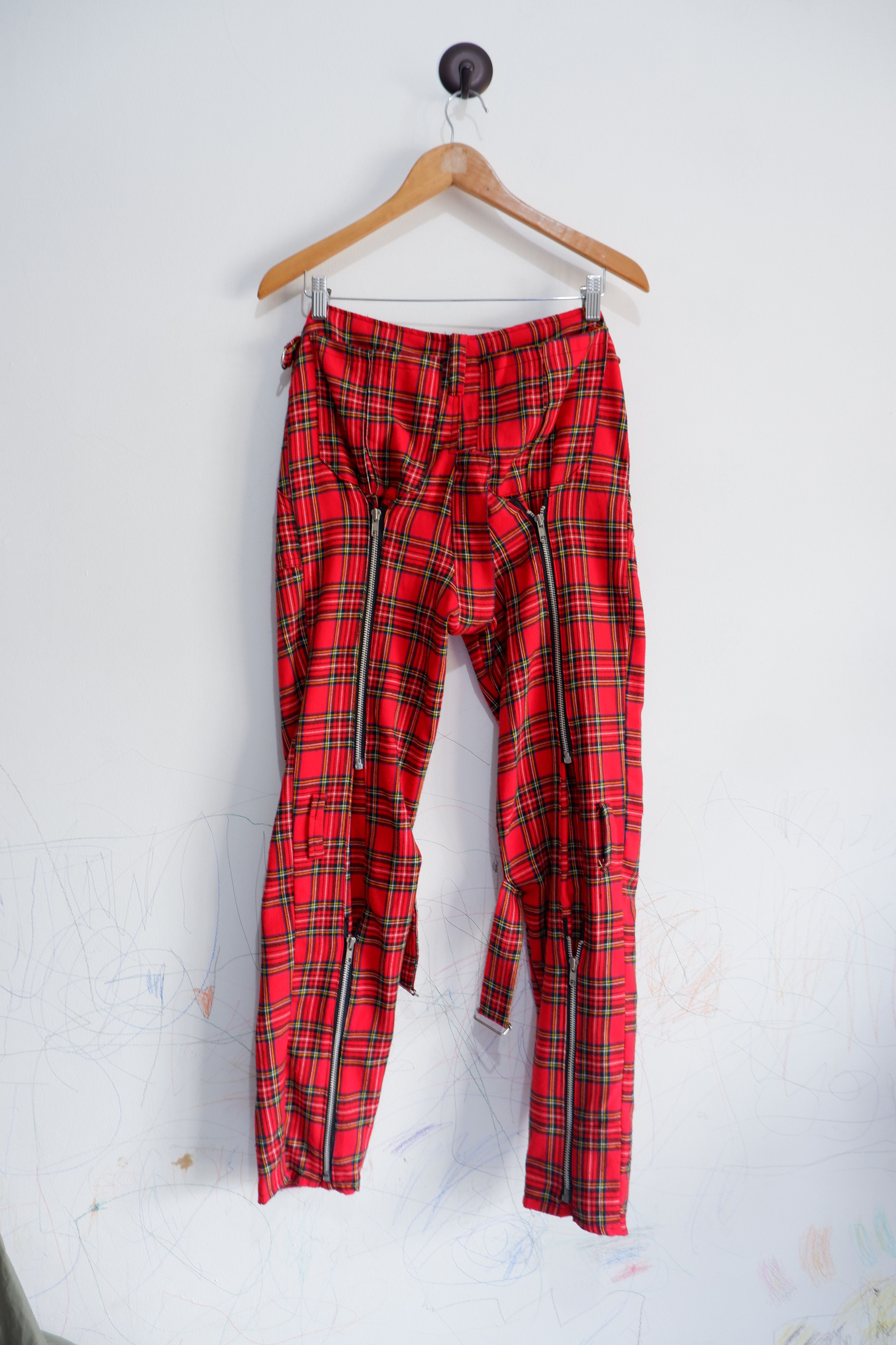 20471120 Archive S.E.X by Angromania UK Bondage Punk Pants Size US 32 / EU 48 - 2 Thumbnail