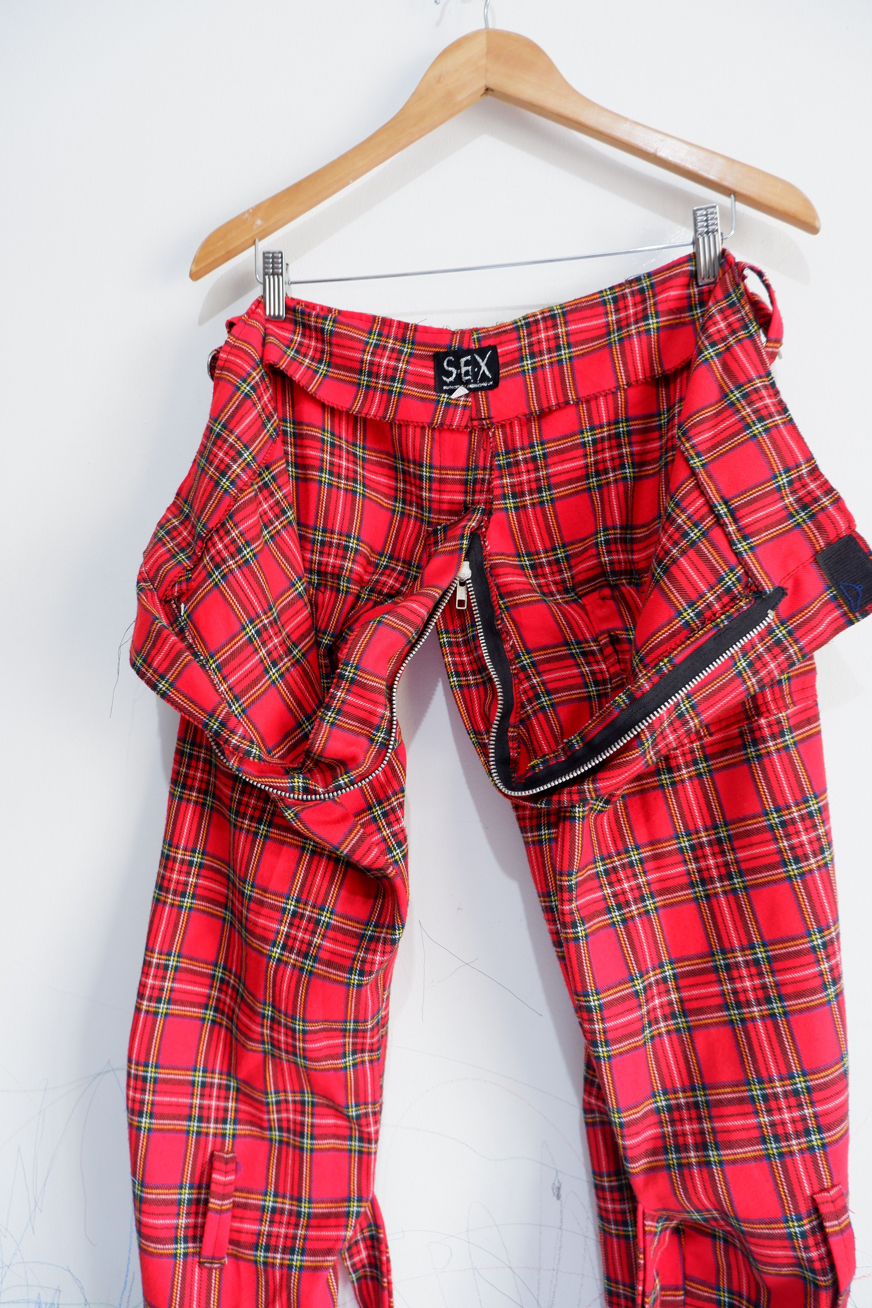 20471120 Archive S.E.X by Angromania UK Bondage Punk Pants Size US 32 / EU 48 - 3 Thumbnail