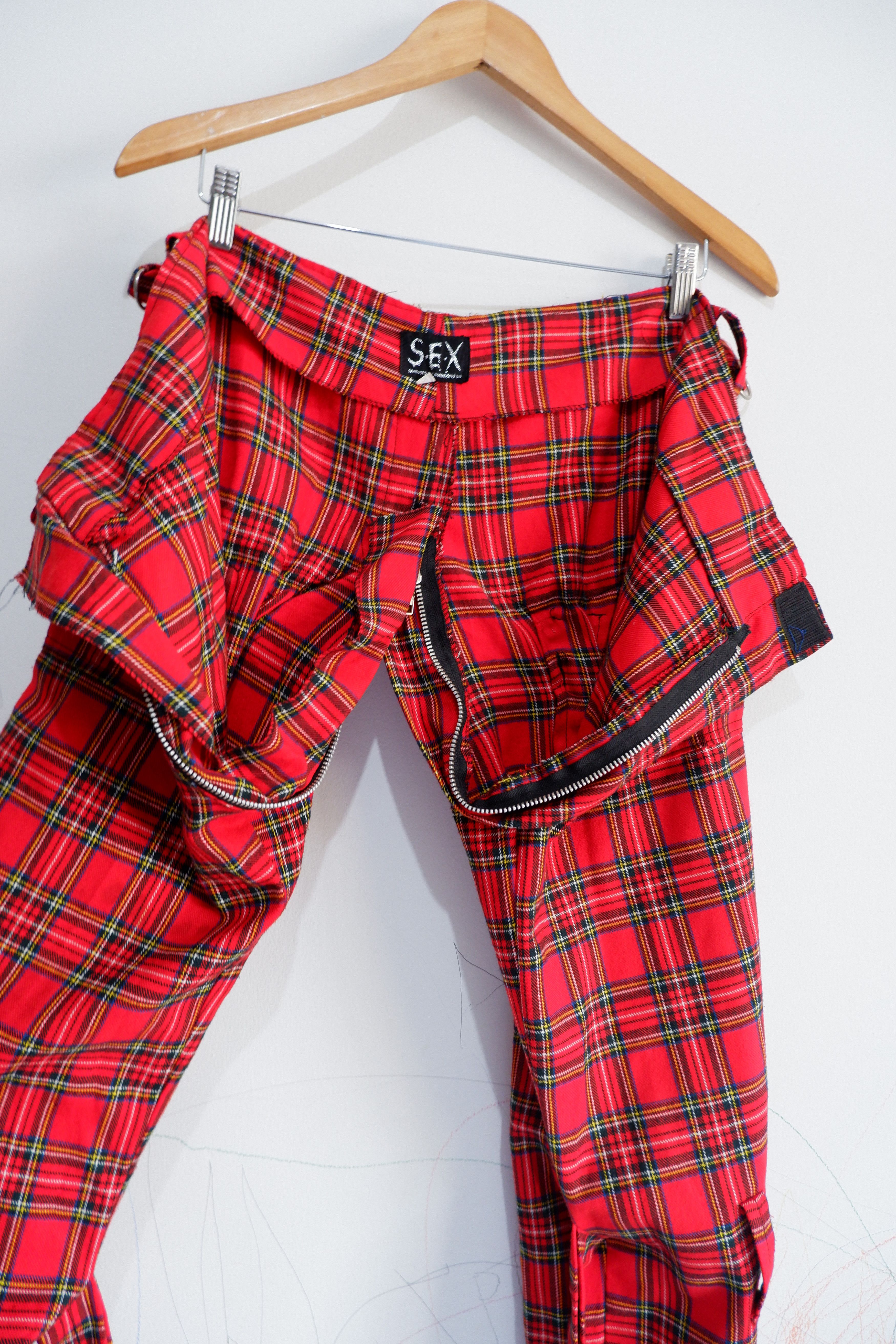 20471120 Archive S.E.X by Angromania UK Bondage Punk Pants Size US 32 / EU 48 - 4 Thumbnail