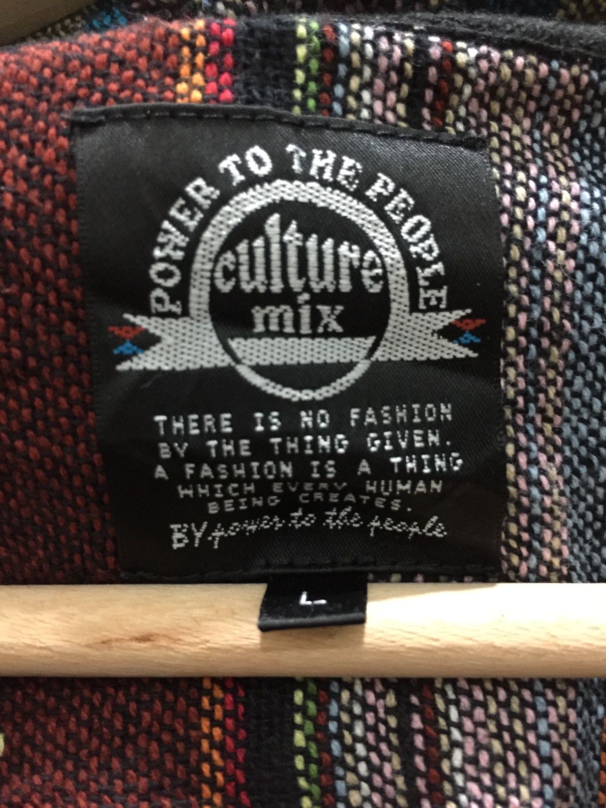 Japanese Brand POWER TO THE PEOPLE Culture Sweater Hoodie Size US L / EU 52-54 / 3 - 3 Thumbnail