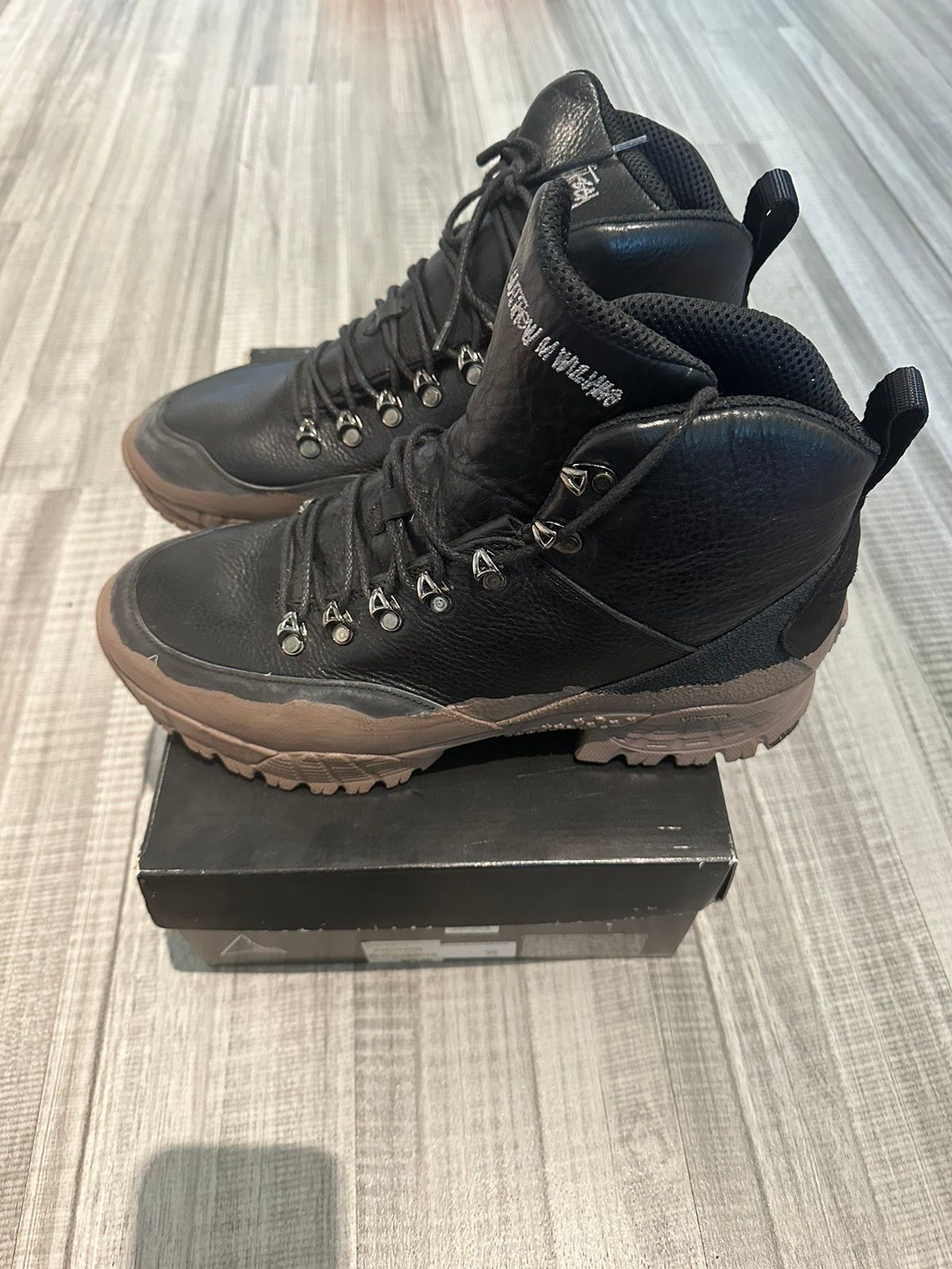 超希少 ROA × MMW × STUSSY hiking boots ブーツ - 靴