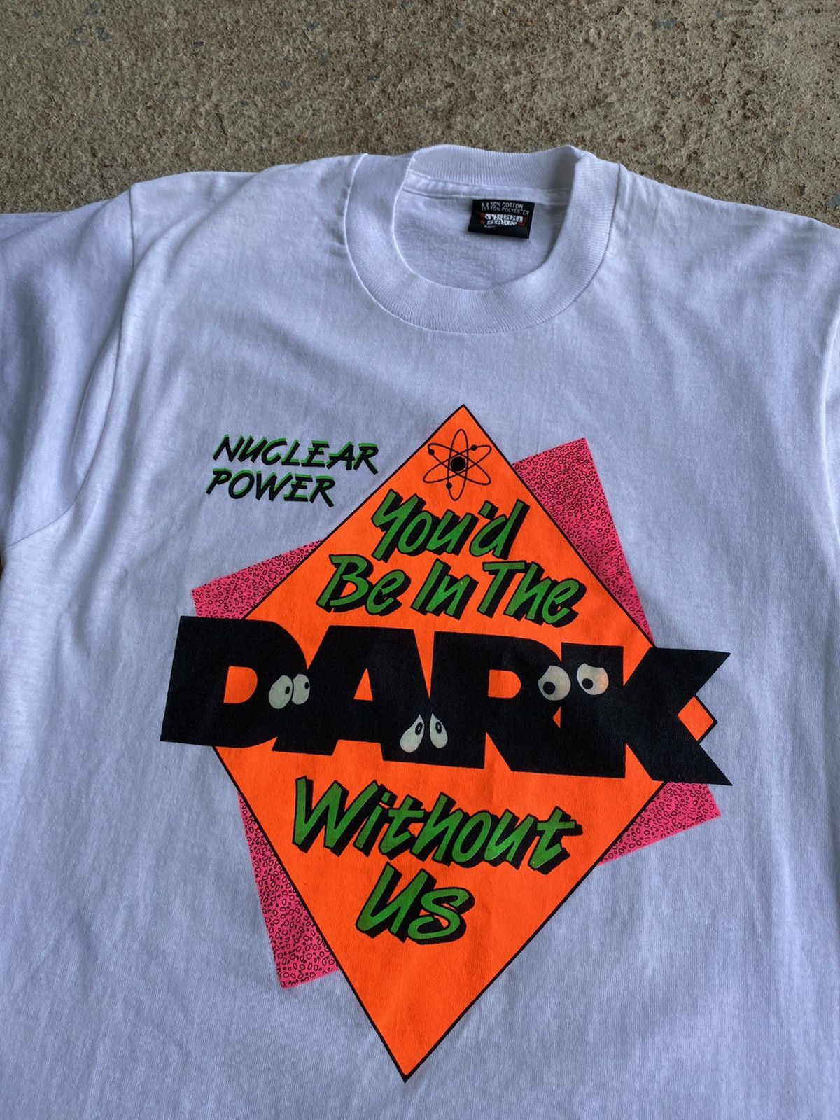 Japanese Brand × Vintage Vintage Crazy 90’s Nuclear Power ☢️ Saying Funny Shirt Size US M / EU 48-50 / 2 - 2 Thumbnail