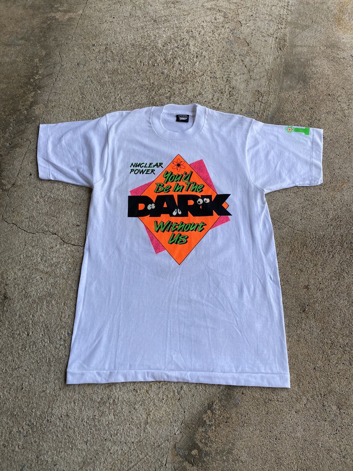 Japanese Brand × Vintage Vintage Crazy 90’s Nuclear Power ☢️ Saying Funny Shirt Size US M / EU 48-50 / 2 - 1 Thumbnail