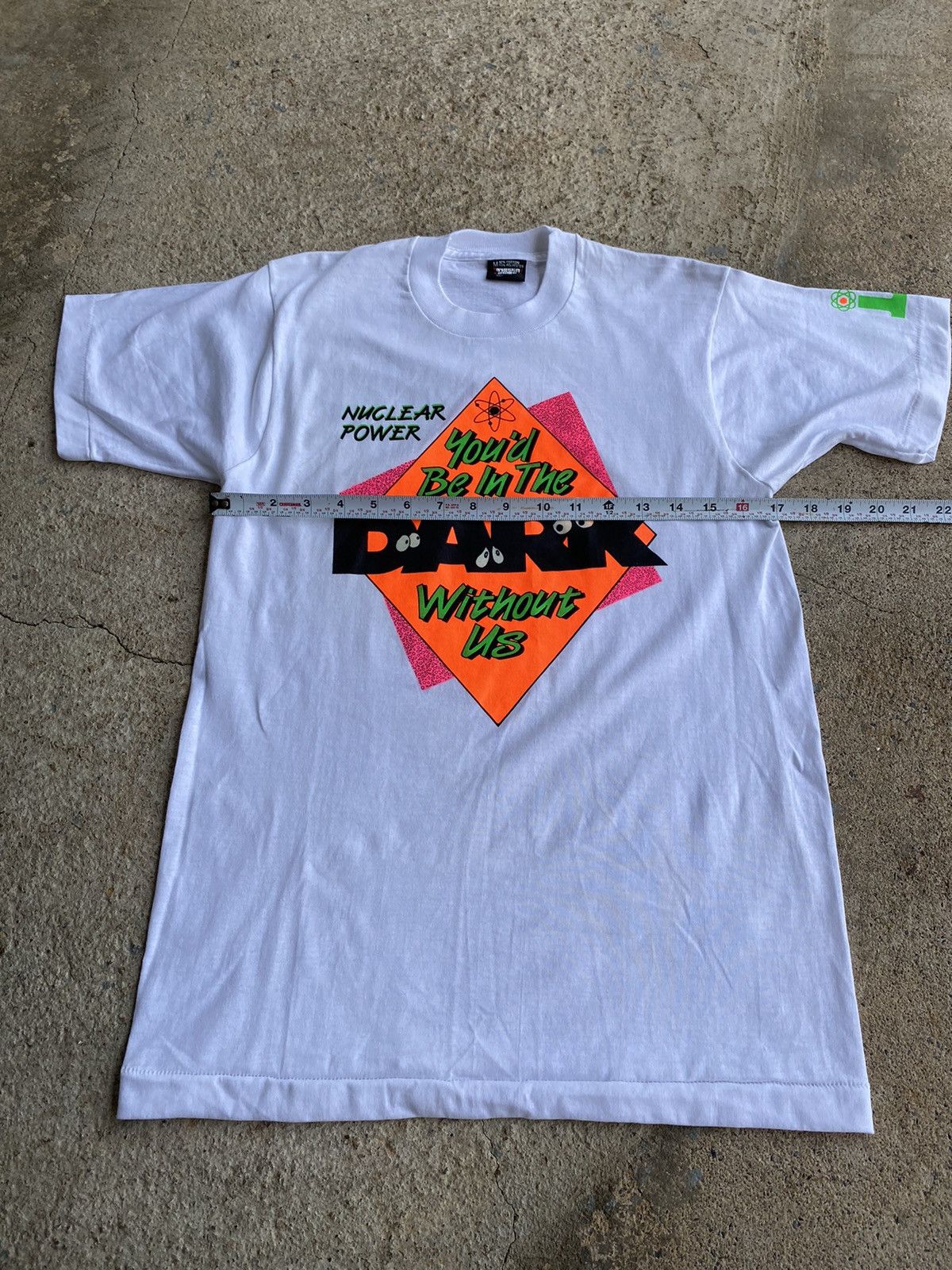 Japanese Brand × Vintage Vintage Crazy 90’s Nuclear Power ☢️ Saying Funny Shirt Size US M / EU 48-50 / 2 - 8 Thumbnail