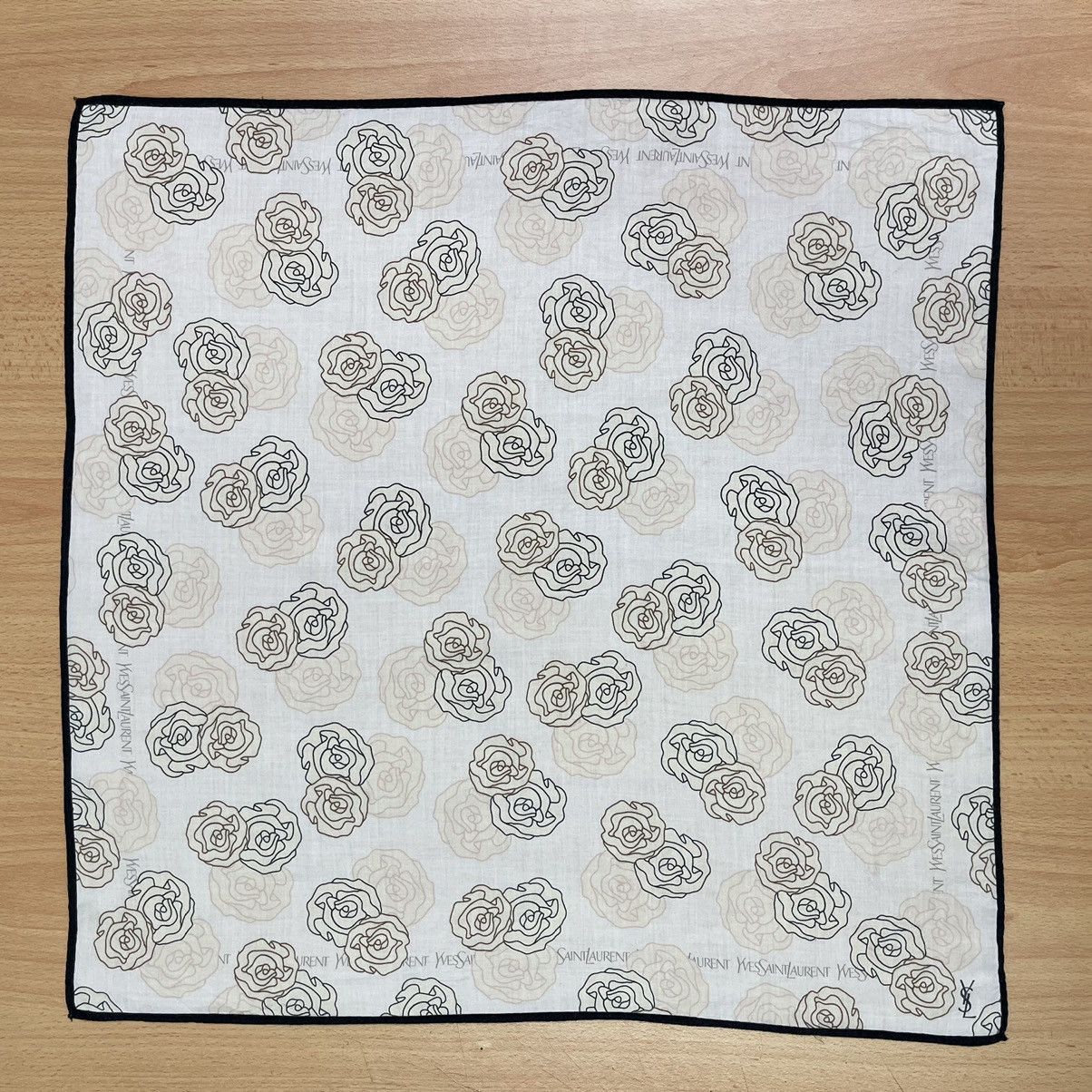 Vintage × Yves Saint Laurent YSL Handkerchief Neckerchief Bandana Turban Headband Size ONE SIZE - 3 Thumbnail