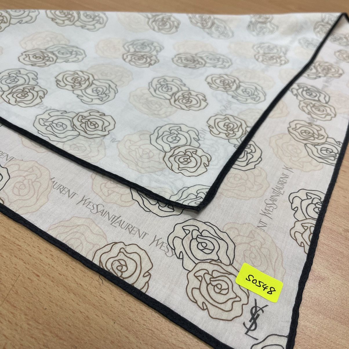 Vintage × Yves Saint Laurent YSL Handkerchief Neckerchief Bandana Turban Headband Size ONE SIZE - 5 Thumbnail