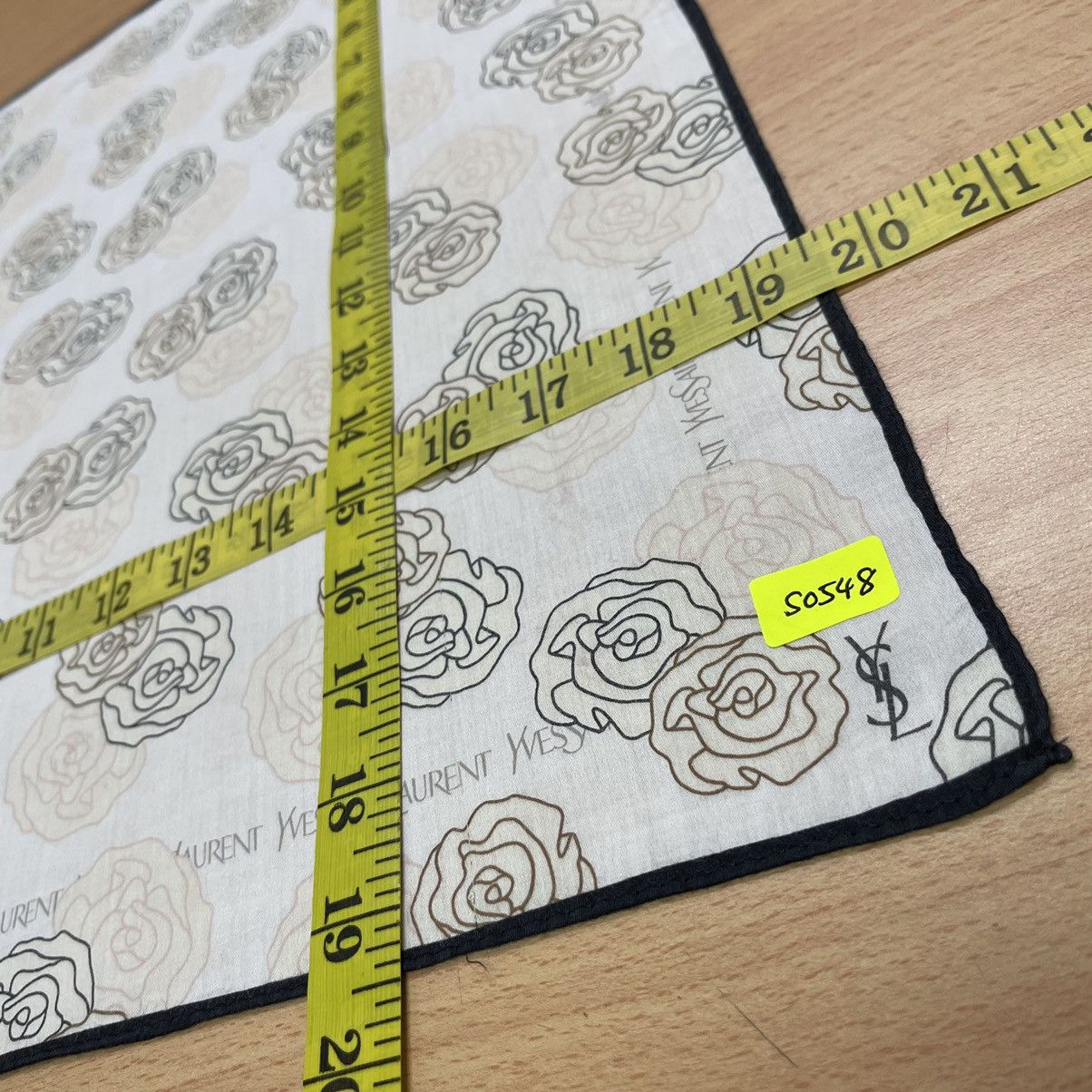 Vintage × Yves Saint Laurent YSL Handkerchief Neckerchief Bandana Turban Headband Size ONE SIZE - 6 Thumbnail