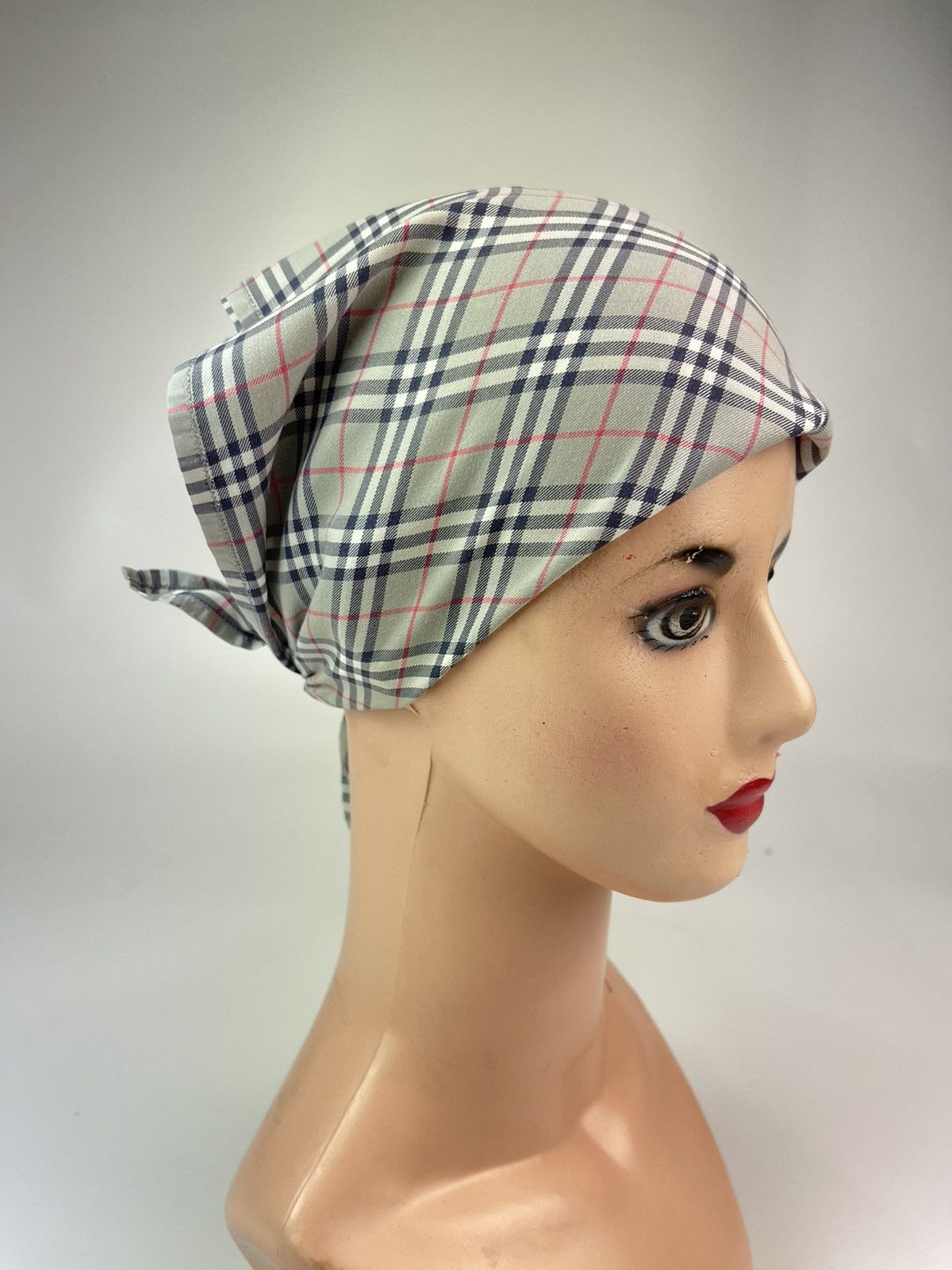 Burberry × Vintage Vintage Burberrys Bandana Handkerchief Headband Turban Size ONE SIZE - 1 Thumbnail