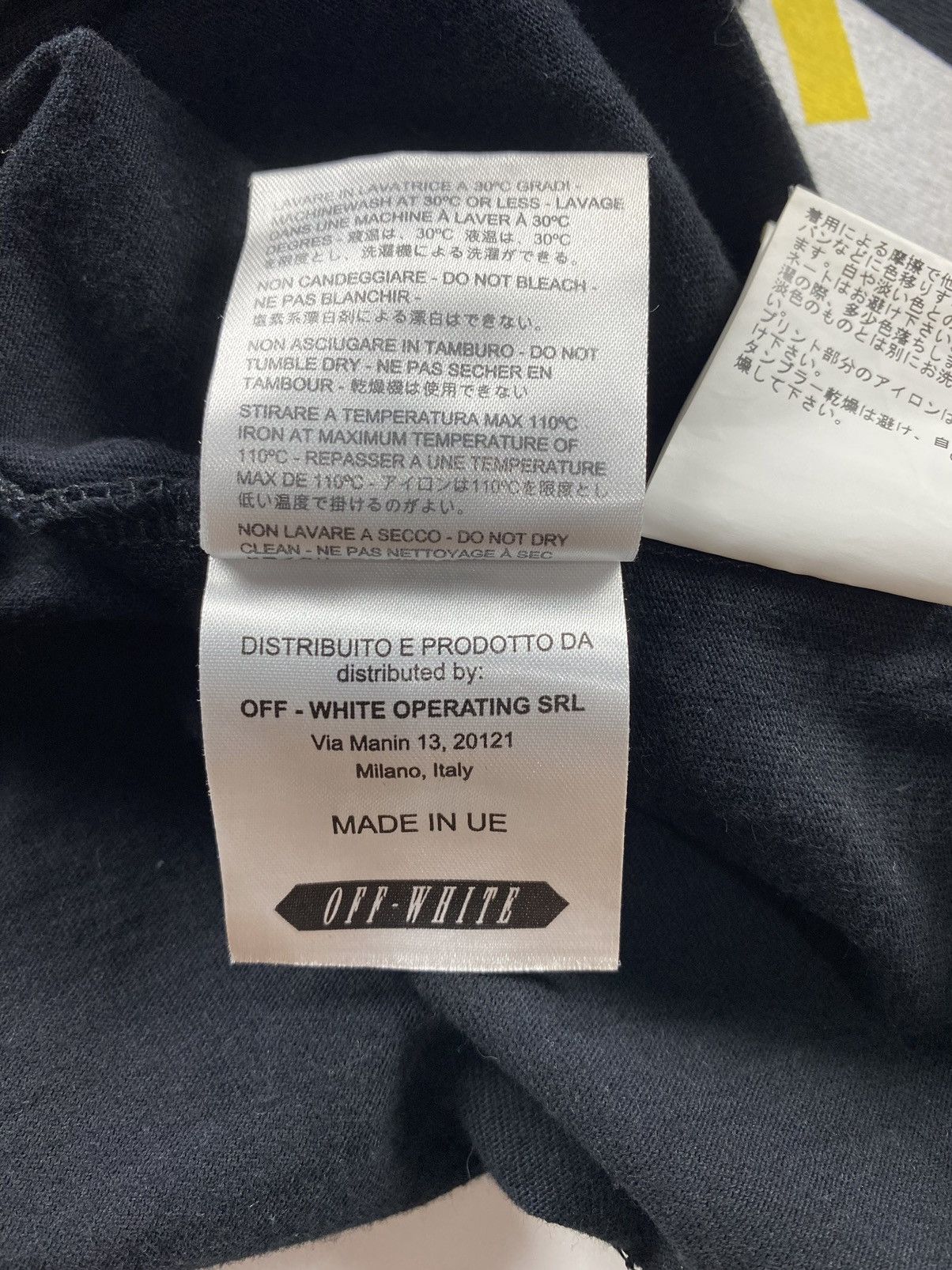 Fragment Design Off White x Fragment Design “No Parking” Tee Size US M / EU 48-50 / 2 - 7 Thumbnail