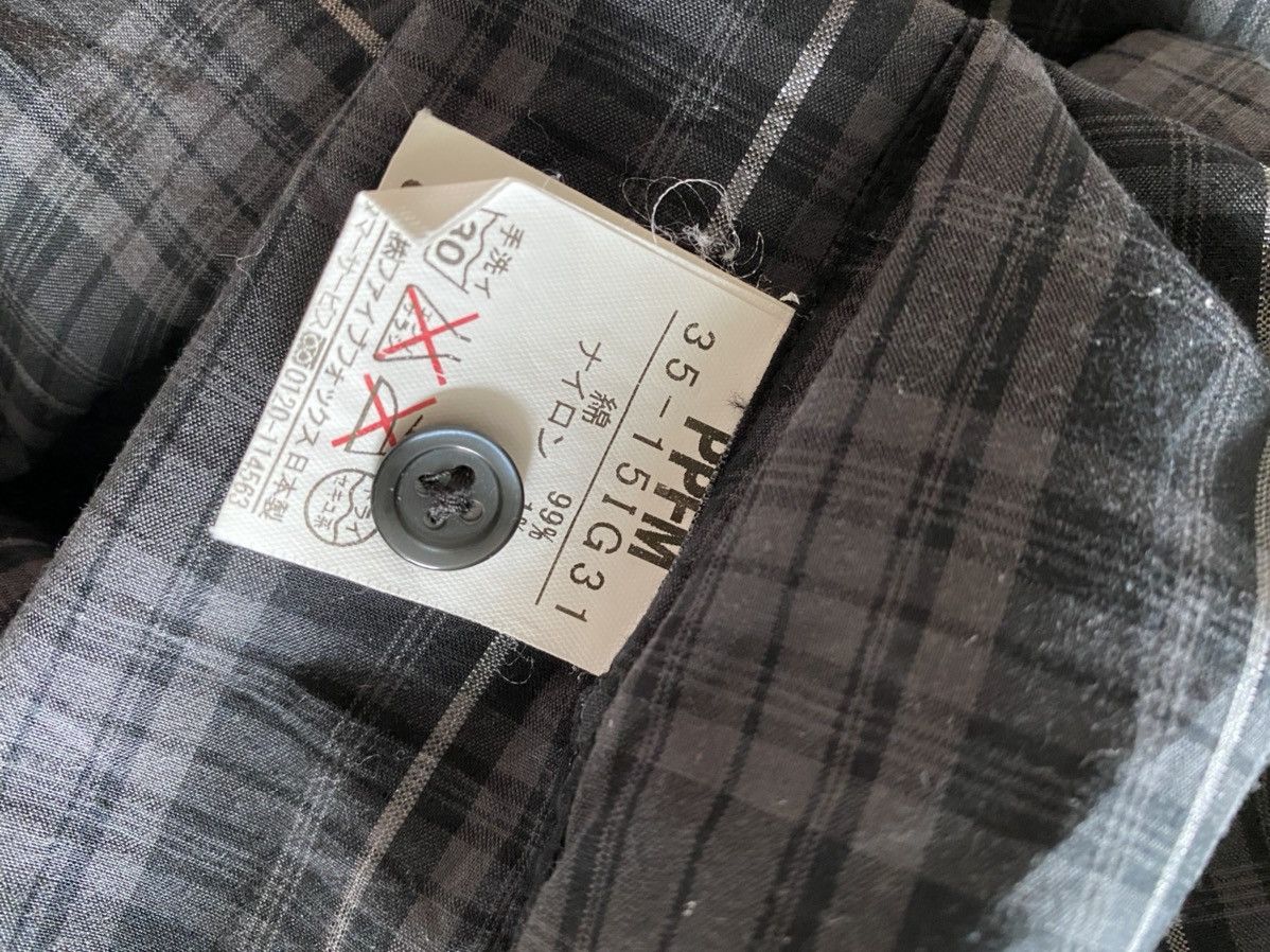 Designer × Japanese Brand SS PPFM plaid shirt button up Size L / US 10 / IT 46 - 7 Thumbnail