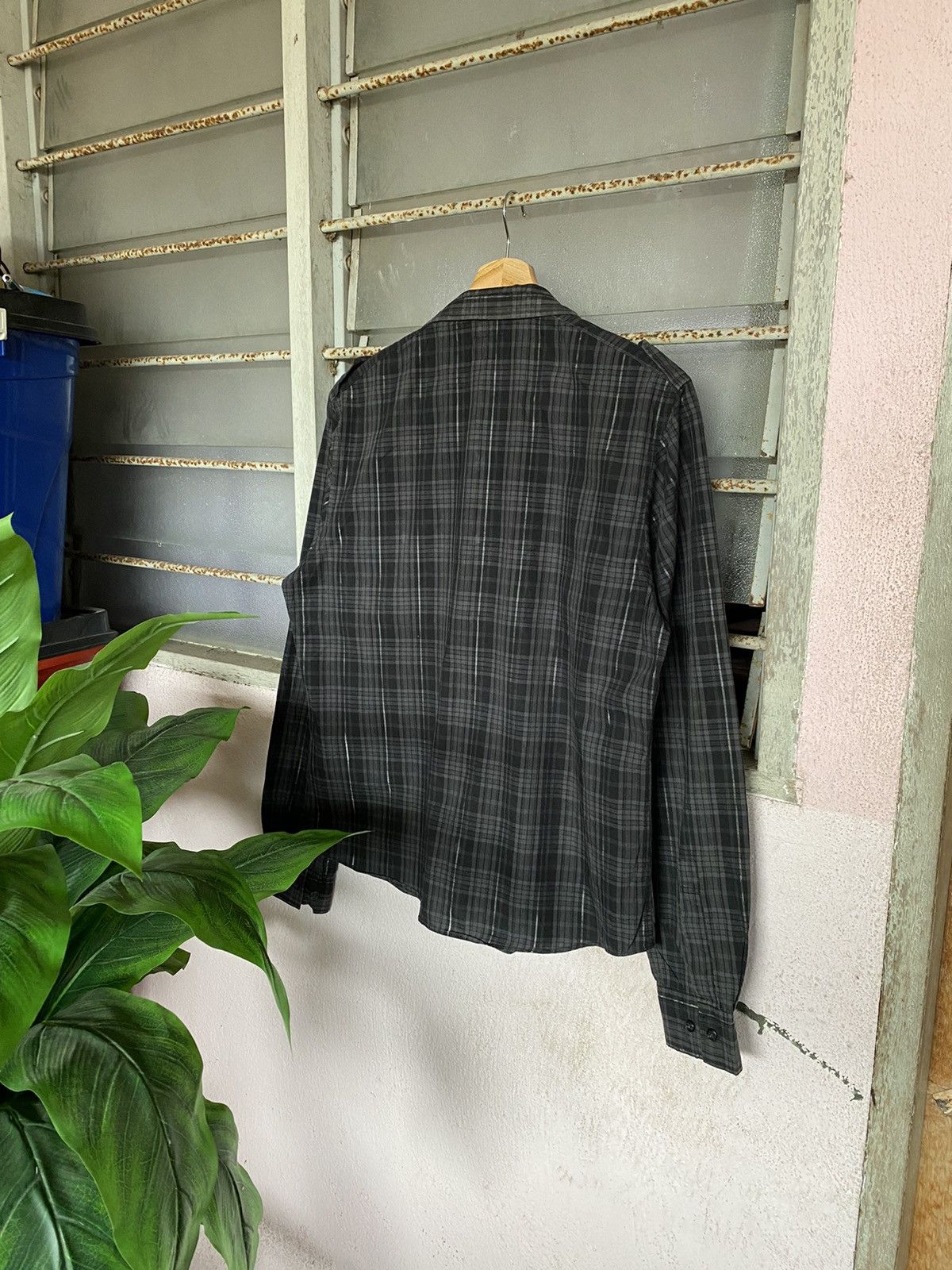 Designer × Japanese Brand SS PPFM plaid shirt button up Size L / US 10 / IT 46 - 2 Thumbnail