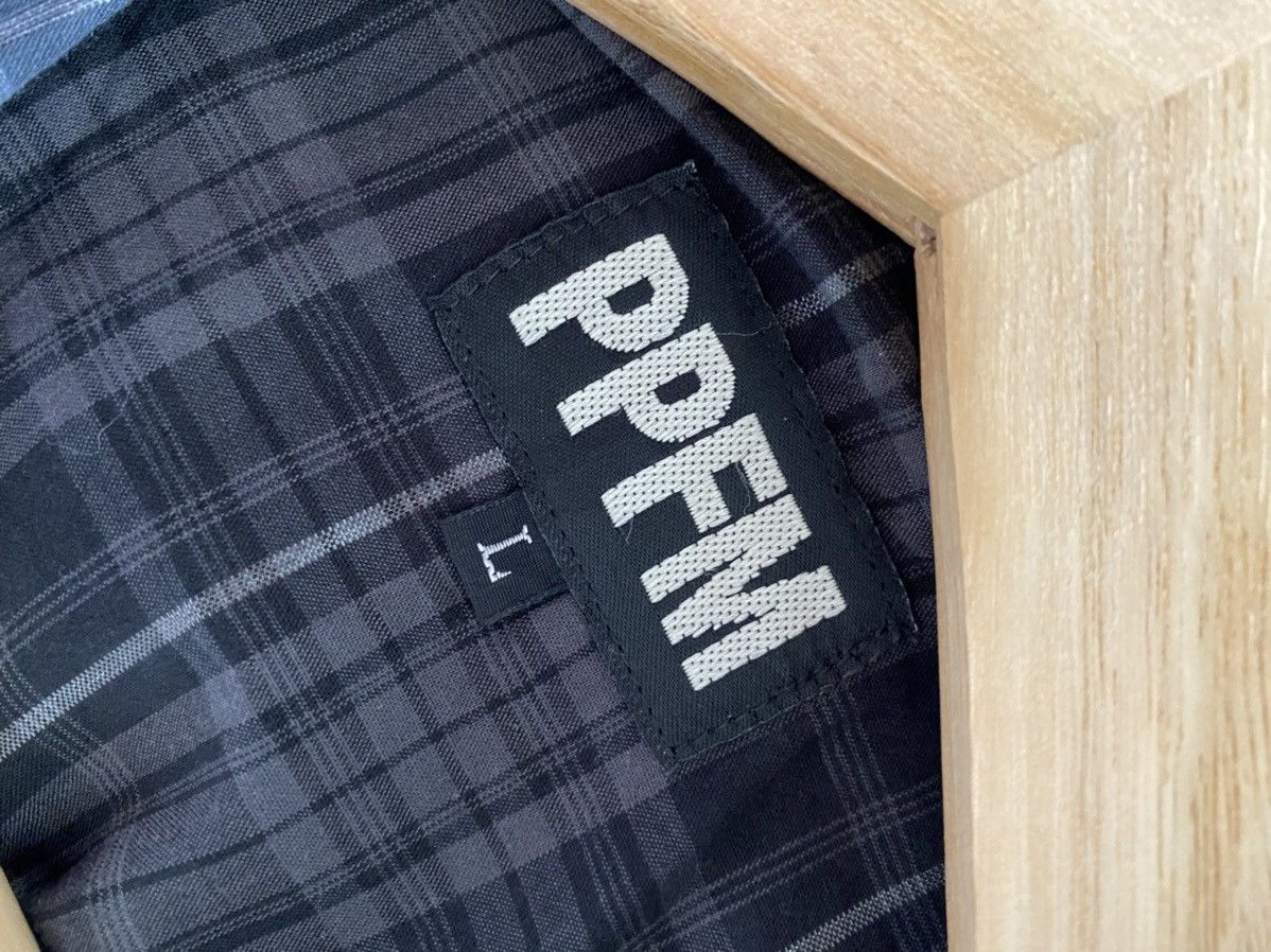 Designer × Japanese Brand SS PPFM plaid shirt button up Size L / US 10 / IT 46 - 6 Thumbnail