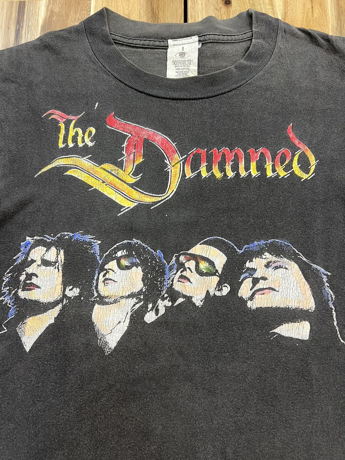 Band Tees VINTAGE 90’s THE DAMNED BAND T-SHIRT Size US M / EU 48-50 / 2 - 2 Thumbnail