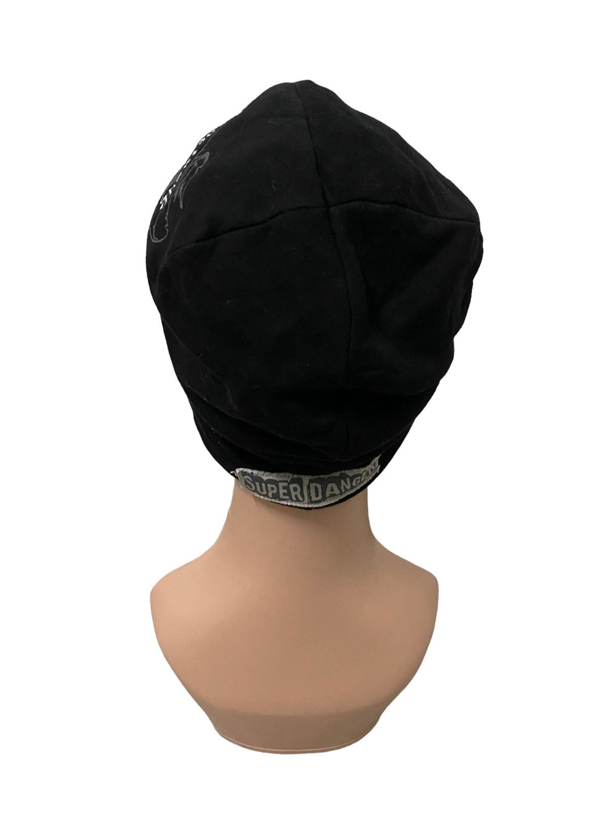 Vintage Vintage Punk Rock Super Danger Black Hat Size ONE SIZE - 5 Thumbnail