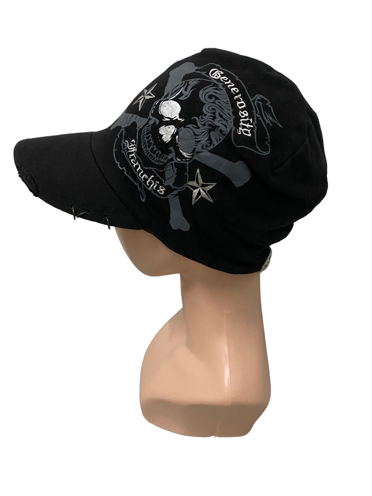 Vintage Vintage Punk Rock Super Danger Black Hat Size ONE SIZE - 2 Thumbnail