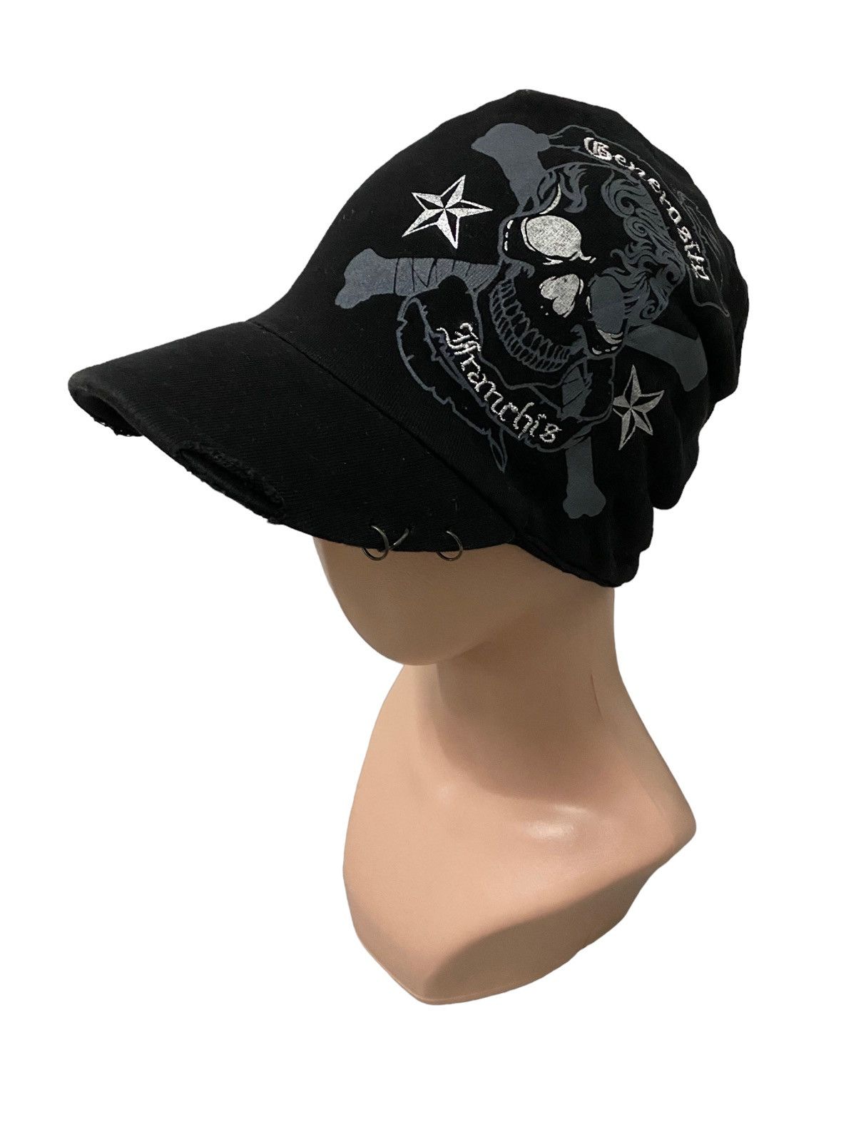 Vintage Vintage Punk Rock Super Danger Black Hat Size ONE SIZE - 1 Thumbnail