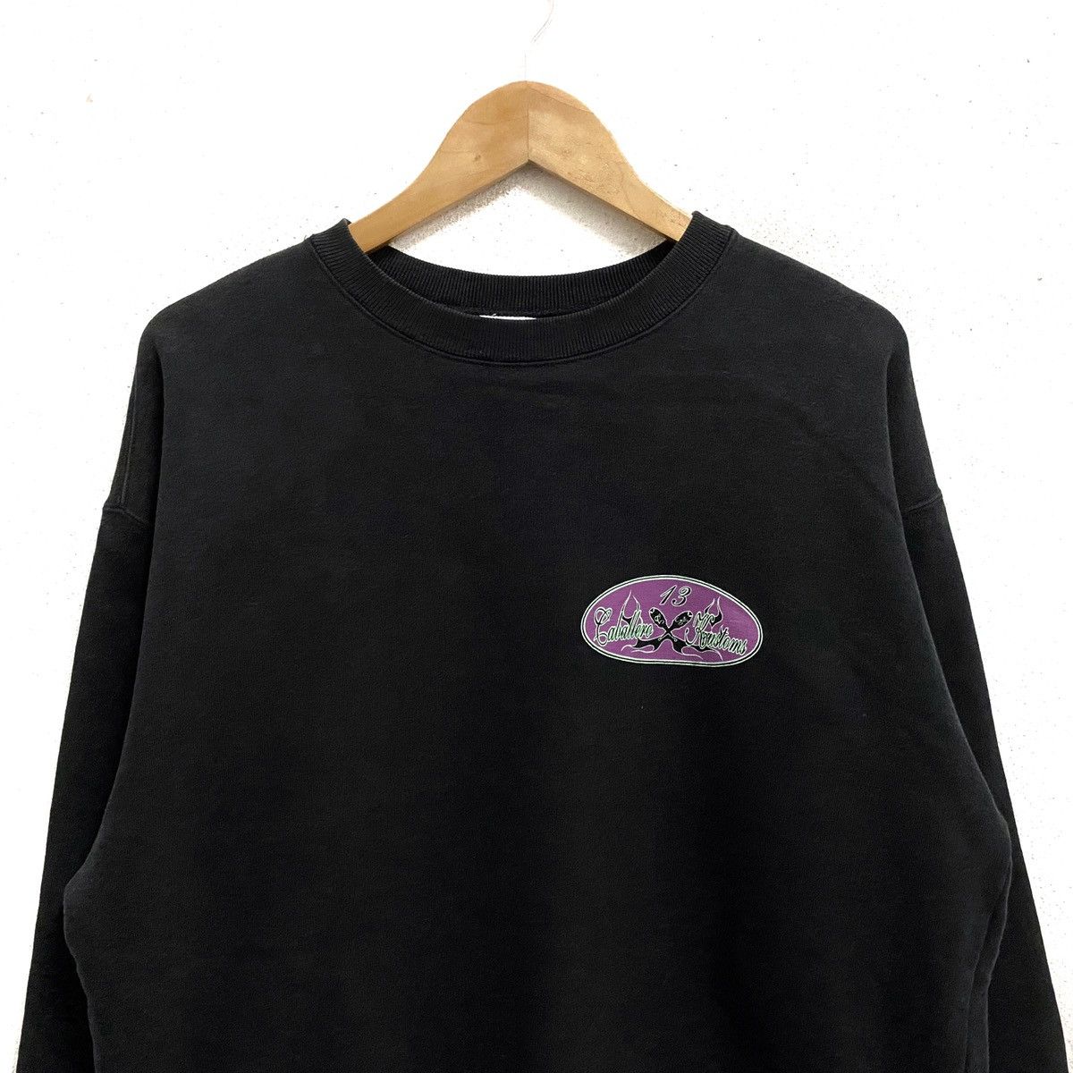 Vintage CABALLERO CUSTOM Big Logo Sweatshirt Pullover Size US L / EU 52-54 / 3 - 4 Thumbnail