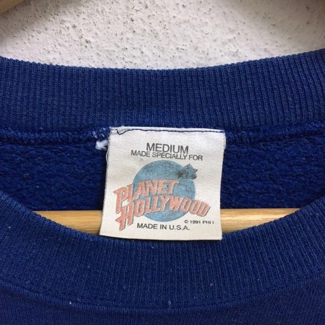 Planet Hollywood × Vintage Vintage PLANET HOLLYWOOD Big Logo Sweatshirt Jumper Size US M / EU 48-50 / 2 - 4 Thumbnail
