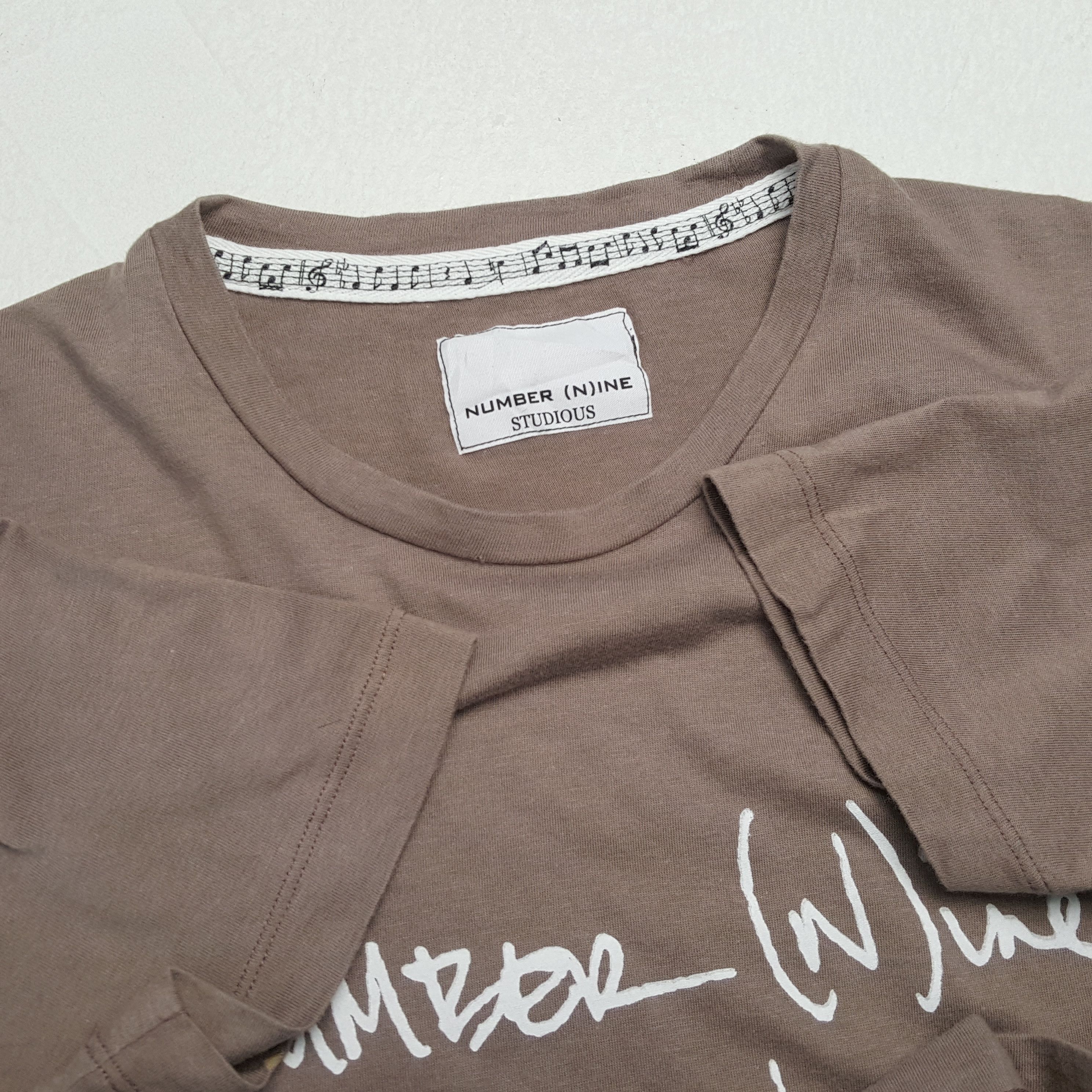 Japanese Brand × Number (N)ine × Vintage Vintage NUMBER (N)INE Japanese Brand T-Shirts Size US S / EU 44-46 / 1 - 5 Thumbnail