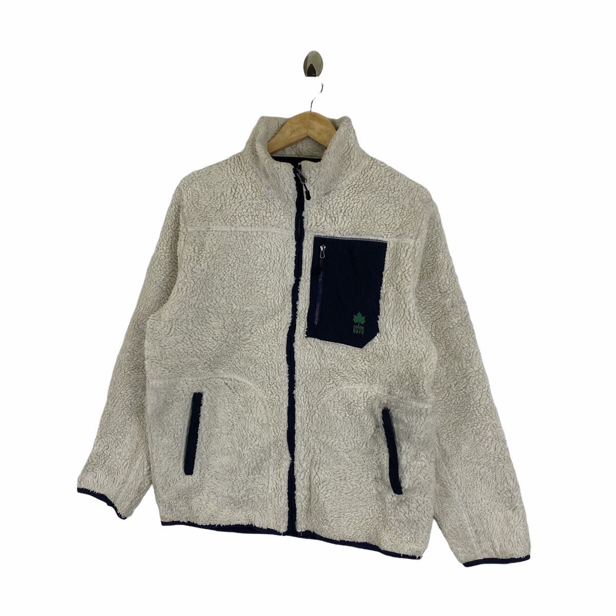 Vintage LOGOS Classic Retro-X Fleece Deep Pile Sweater Jacket Size US M / EU 48-50 / 2 - 4 Thumbnail