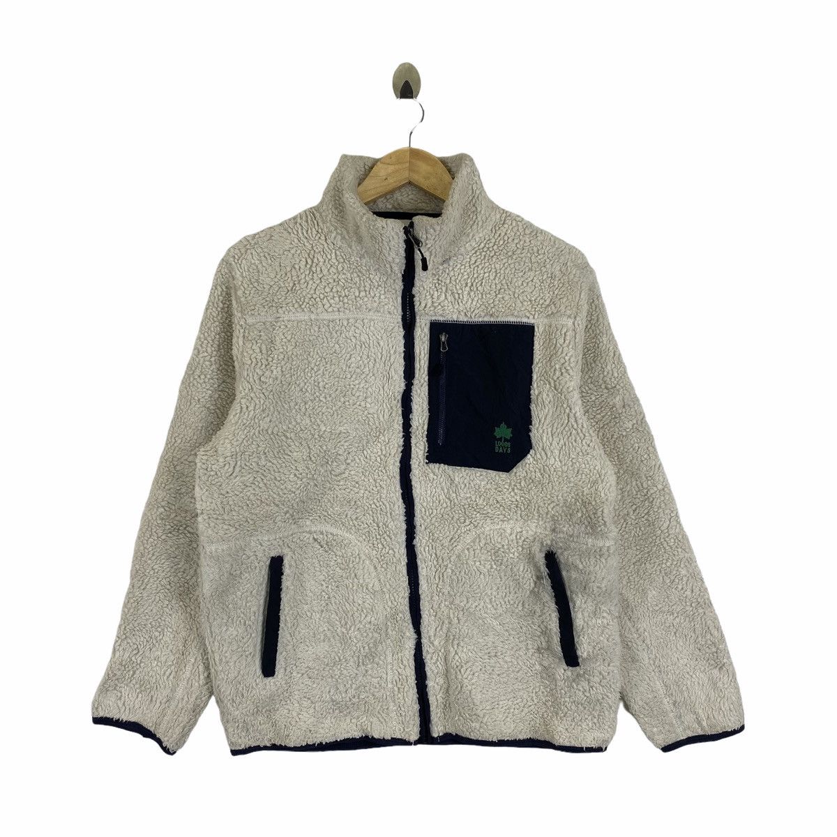 LOGOS Classic Retro-X Fleece Deep Pile Sweater Jacket