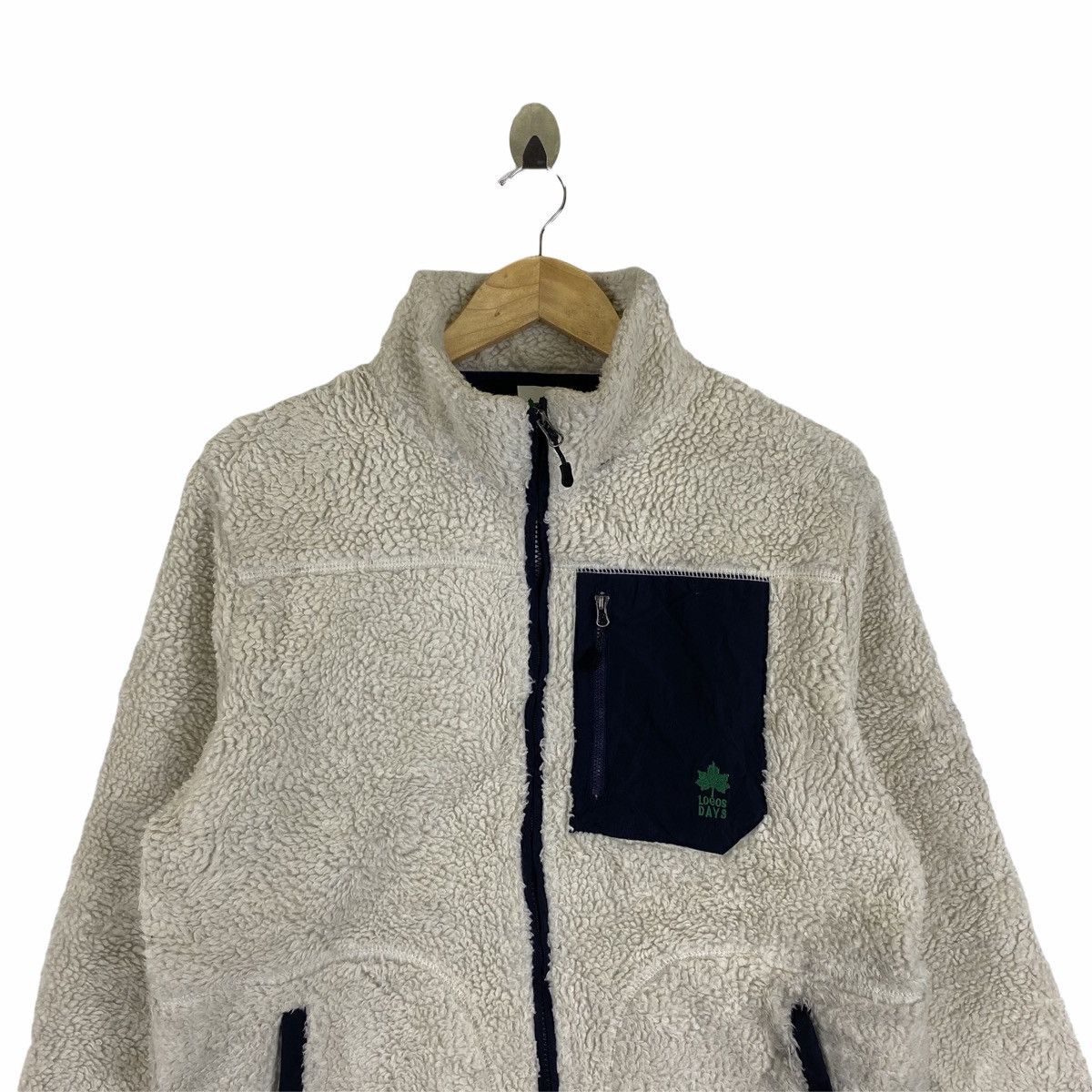Vintage LOGOS Classic Retro-X Fleece Deep Pile Sweater Jacket Size US M / EU 48-50 / 2 - 5 Thumbnail