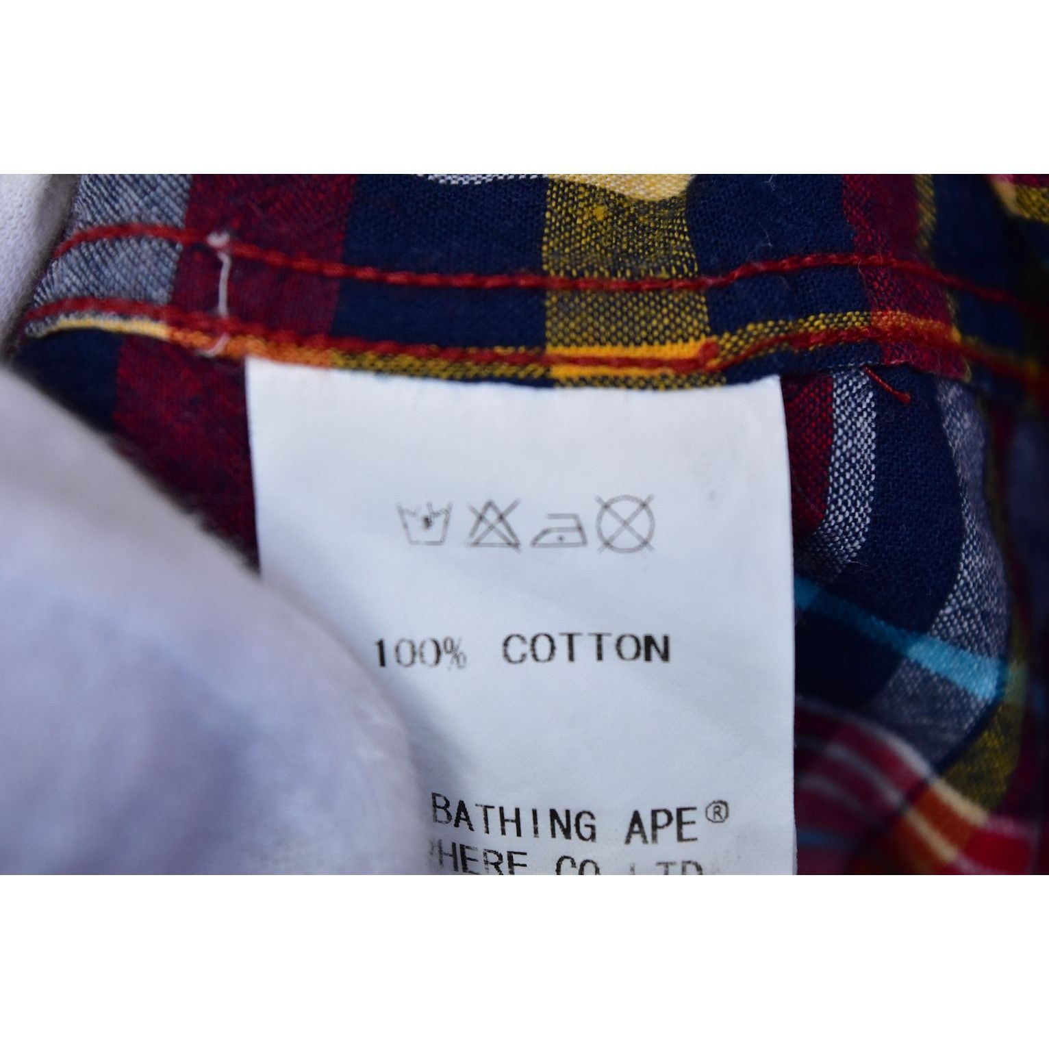 Bape × Nigo small logo check shirt 29212 - 865 50 Size US M / EU 48-50 / 2 - 4 Thumbnail