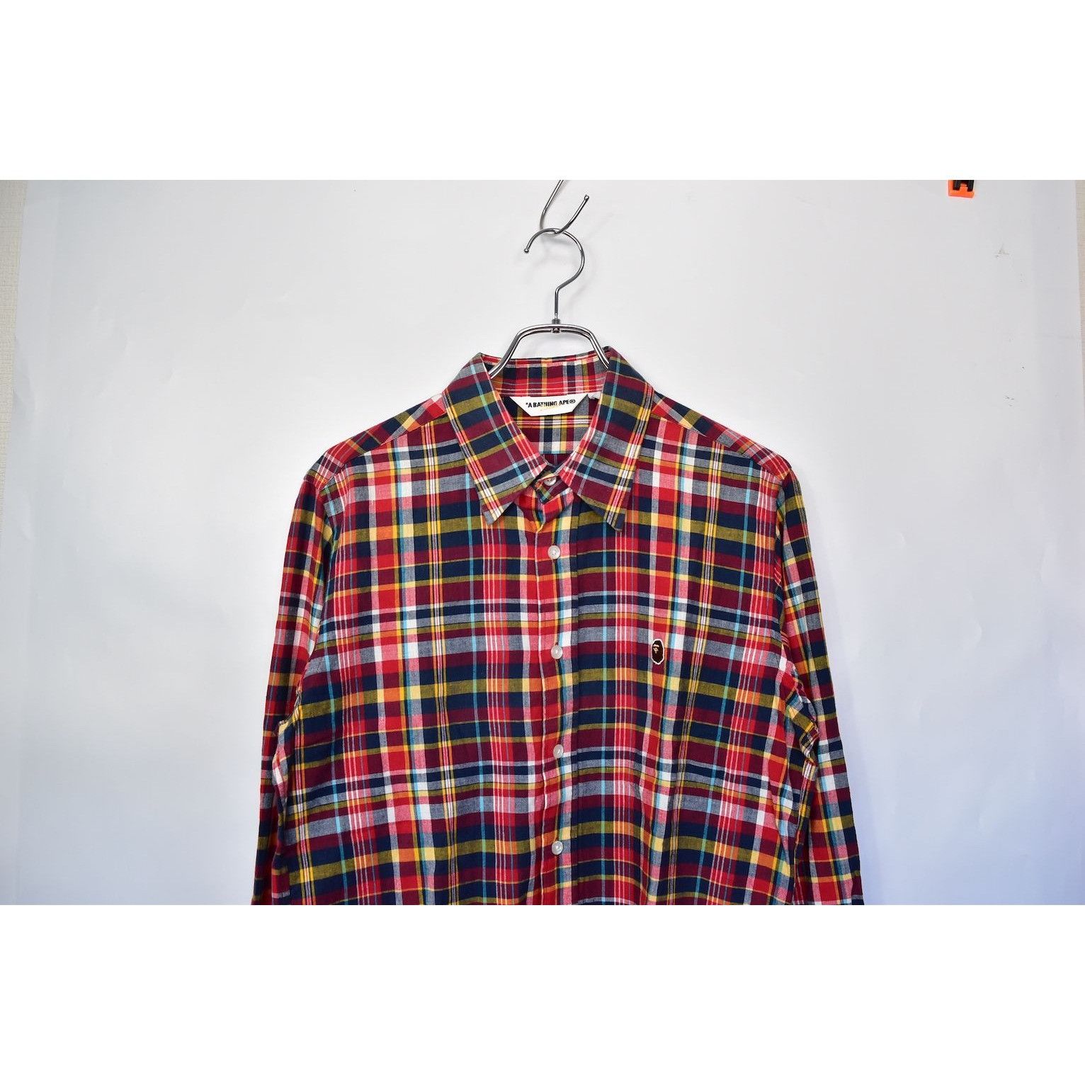 Bape × Nigo small logo check shirt 29212 - 865 50 Size US M / EU 48-50 / 2 - 7 Thumbnail