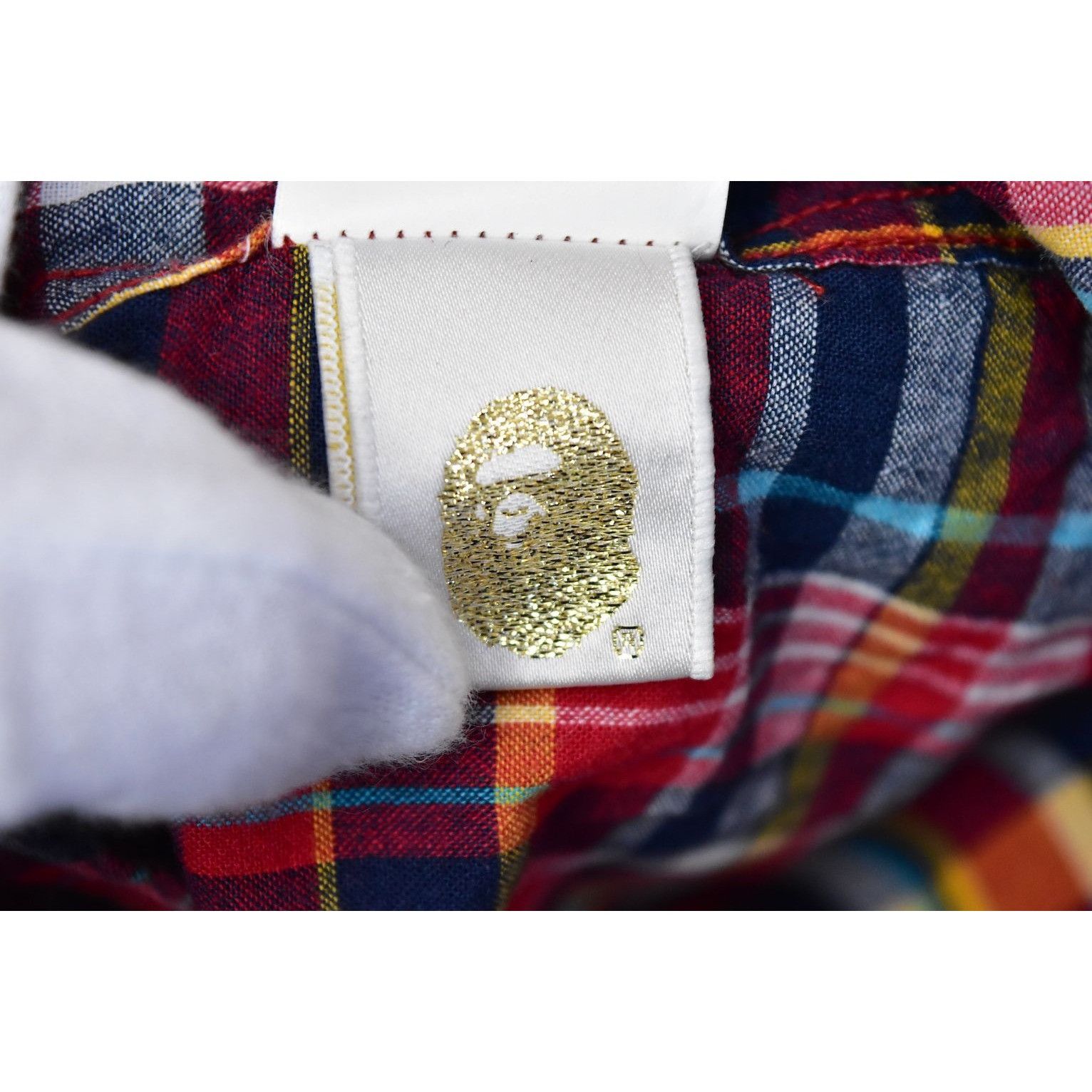 Bape × Nigo small logo check shirt 29212 - 865 50 Size US M / EU 48-50 / 2 - 5 Thumbnail