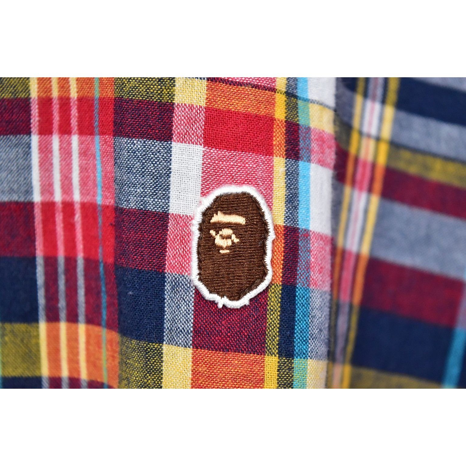 Bape × Nigo small logo check shirt 29212 - 865 50 Size US M / EU 48-50 / 2 - 6 Thumbnail