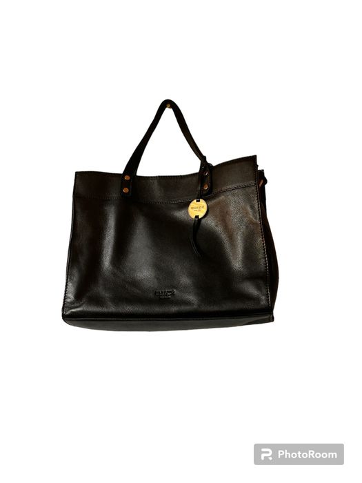 margot, Bags, Margot New York Black Dome Leather Backpack