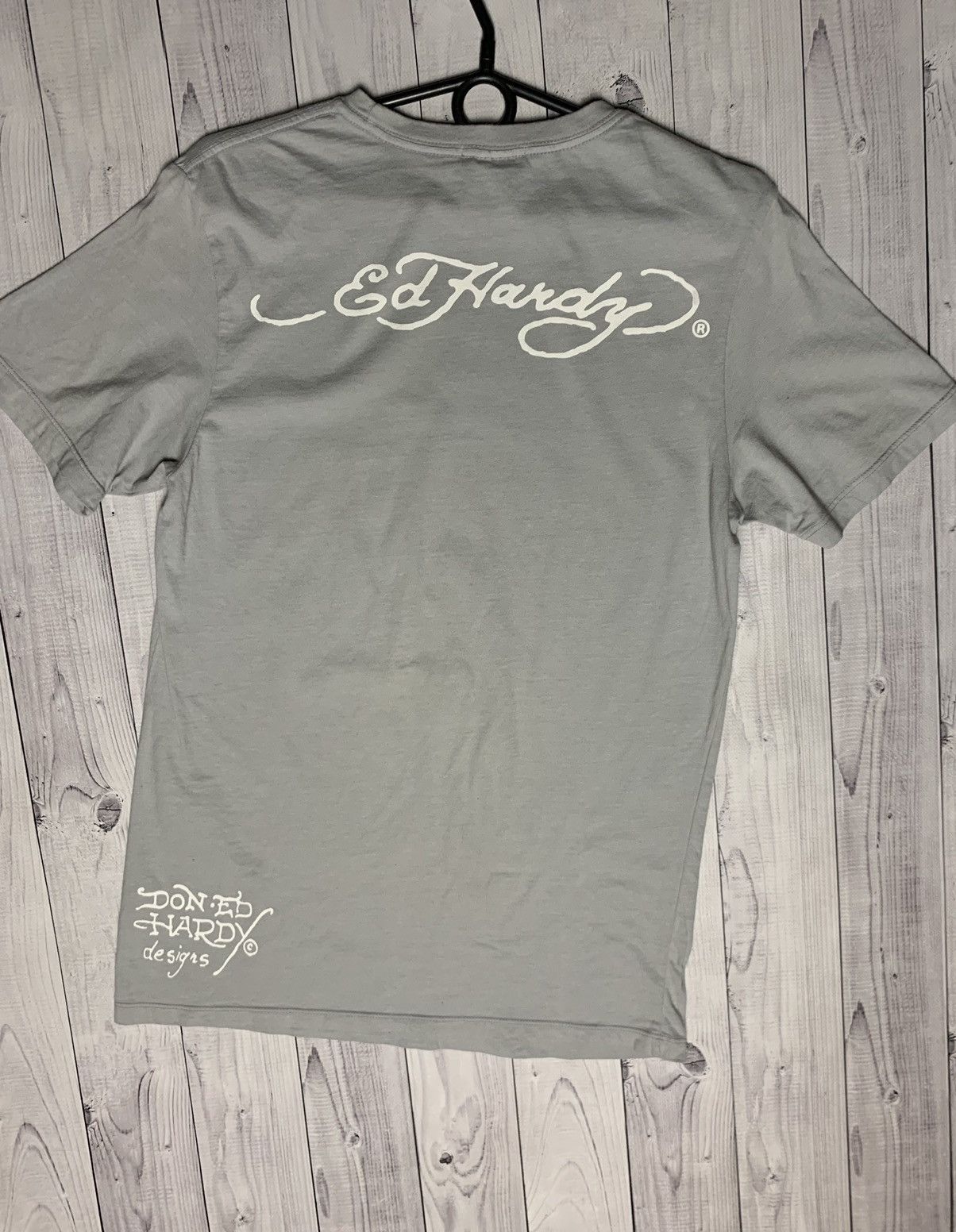 Ed Hardy × Vintage Vintage Ed Hardy tee big logo 13 skull rare size S Size US S / EU 44-46 / 1 - 4 Thumbnail
