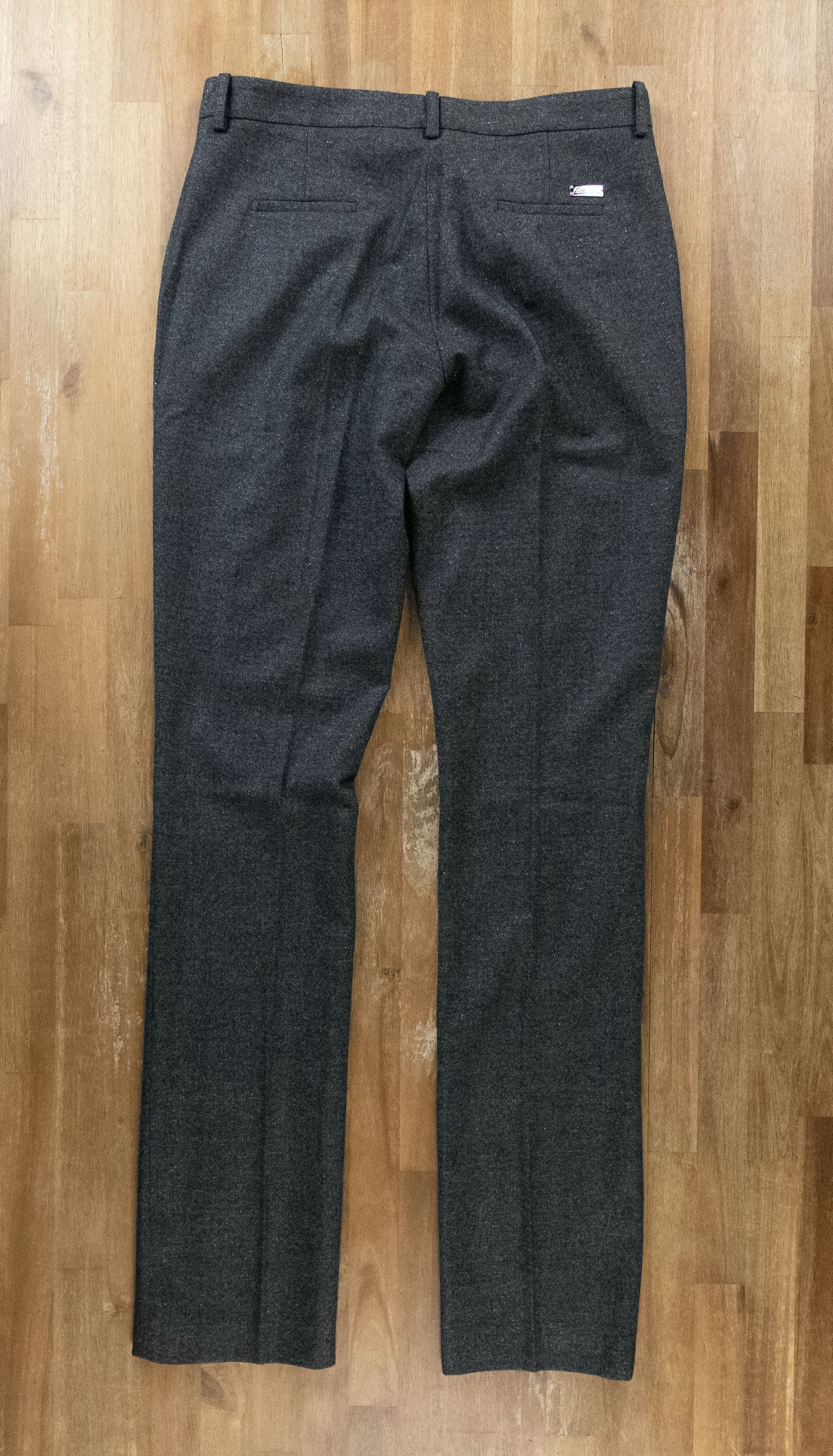 Blumarine BLUMARINE gray lurex sheen wool pants trousers 44 8 Size 30" / US 8 / IT 44 - 11 Thumbnail