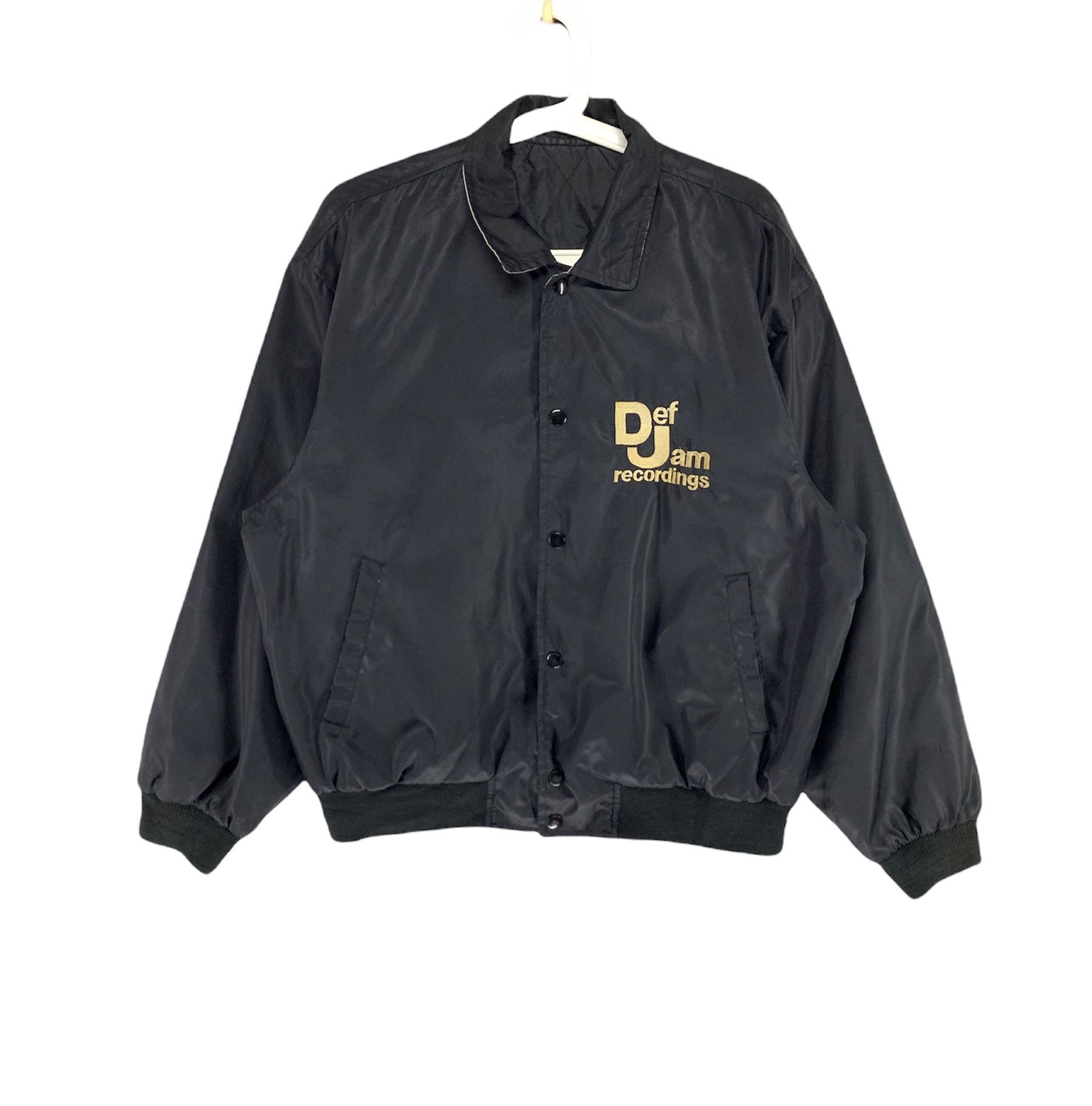 Rap Tees × Vintage Def jam recording spellout embroidered logo vtg 90s jacket Size US M / EU 48-50 / 2 - 2 Thumbnail